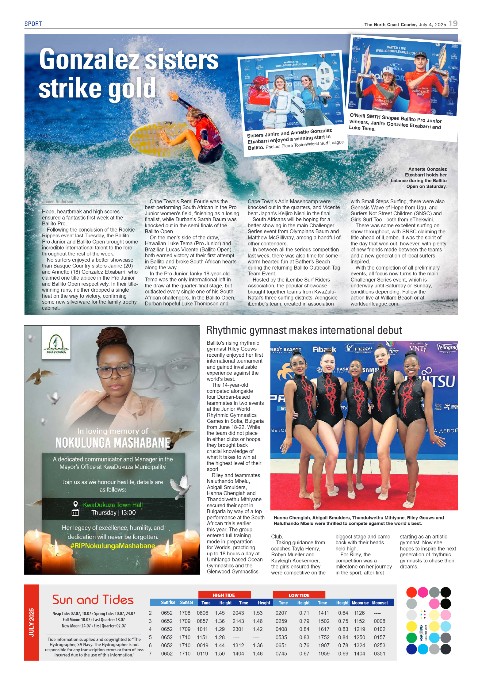 The North Coast Courier – 04 July 2025 page 19