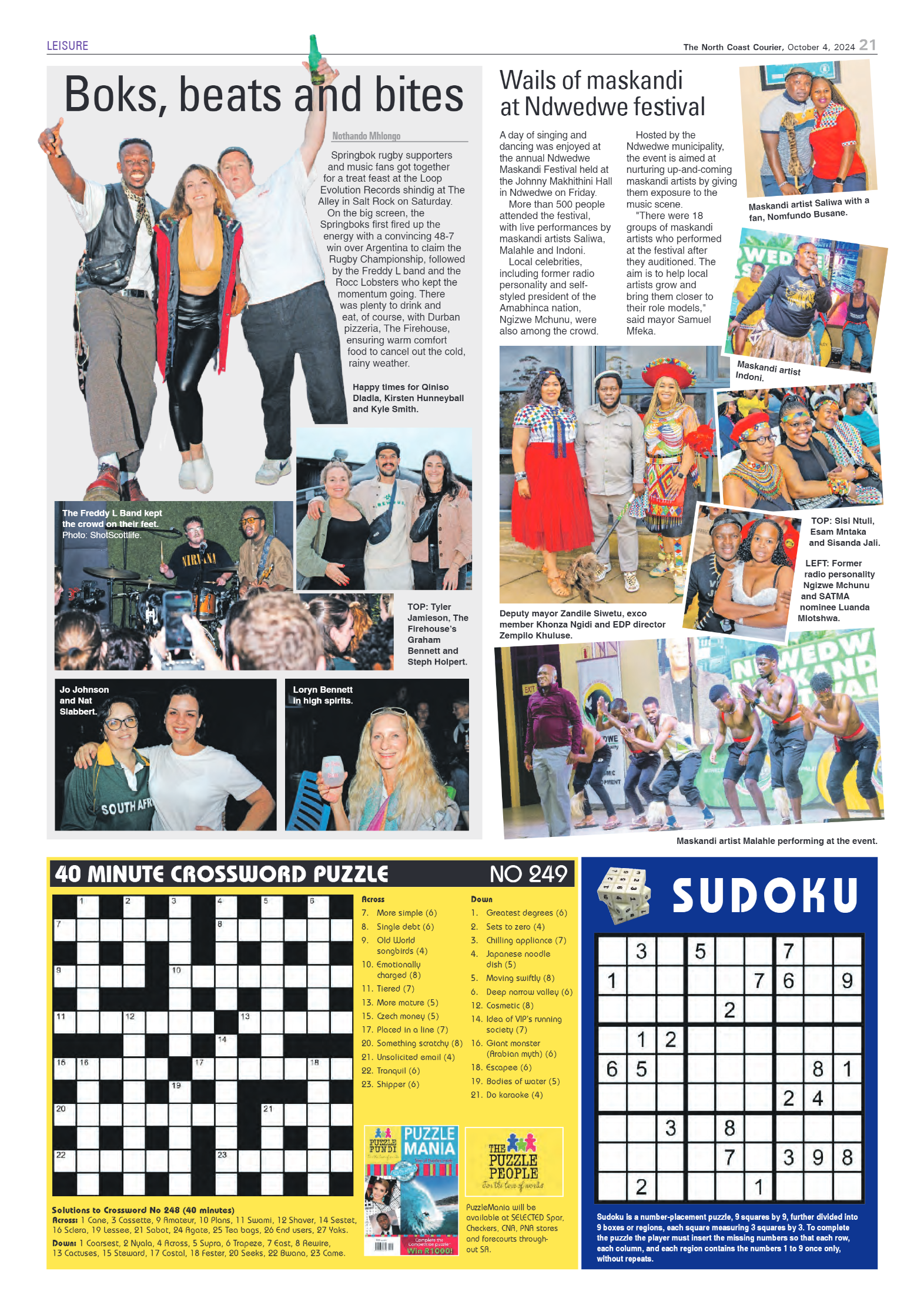 The North Coast Courier – 04 October 2024 page 21