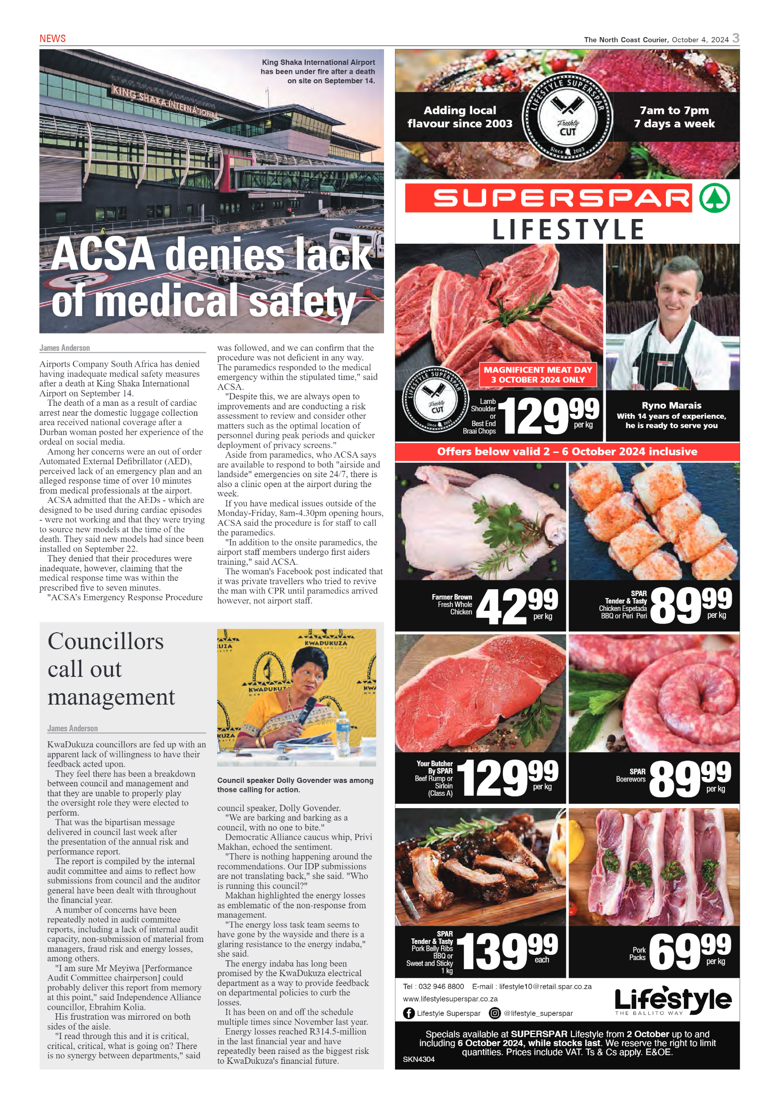 The North Coast Courier – 04 October 2024 page 3