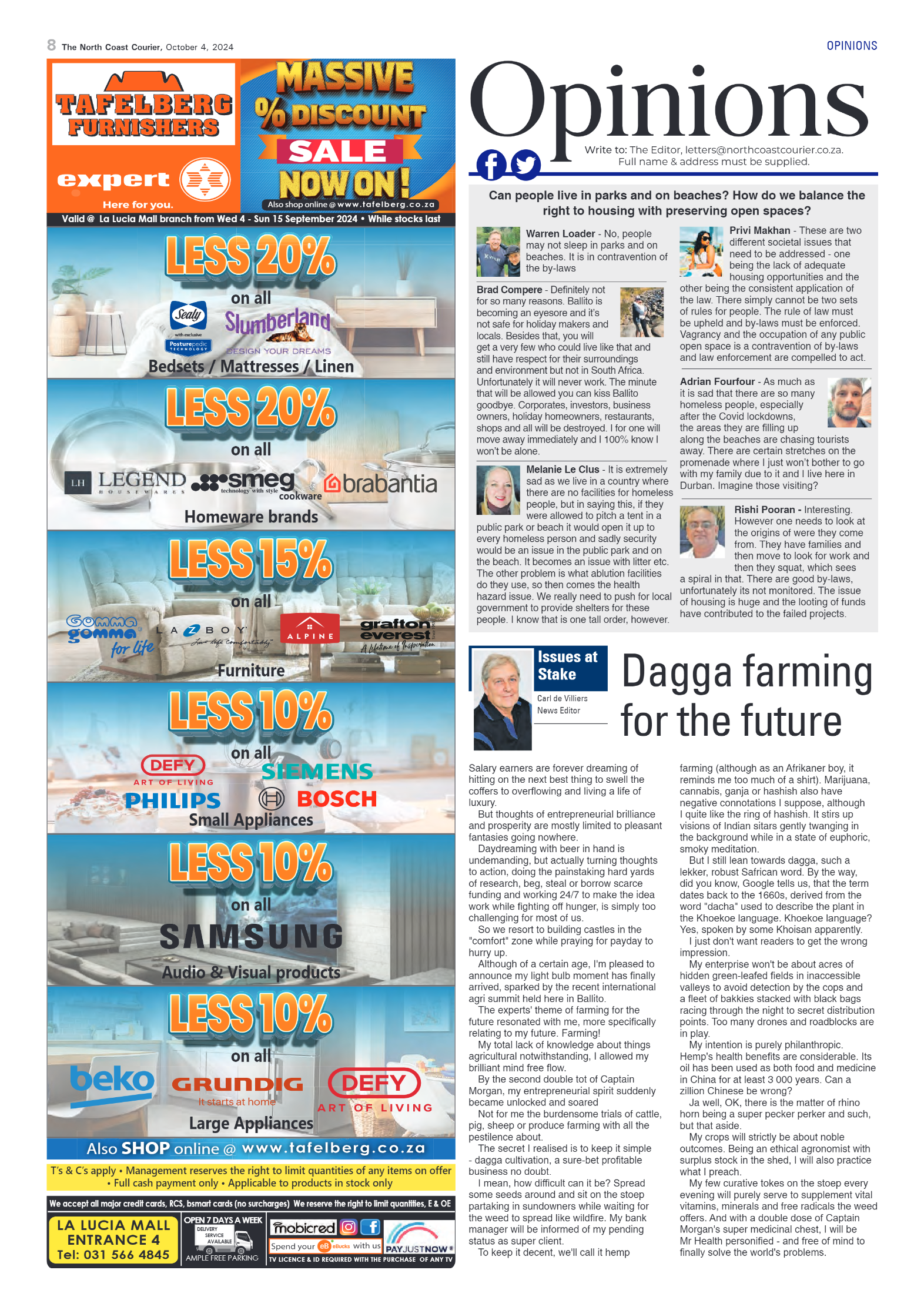 The North Coast Courier – 04 October 2024 page 8