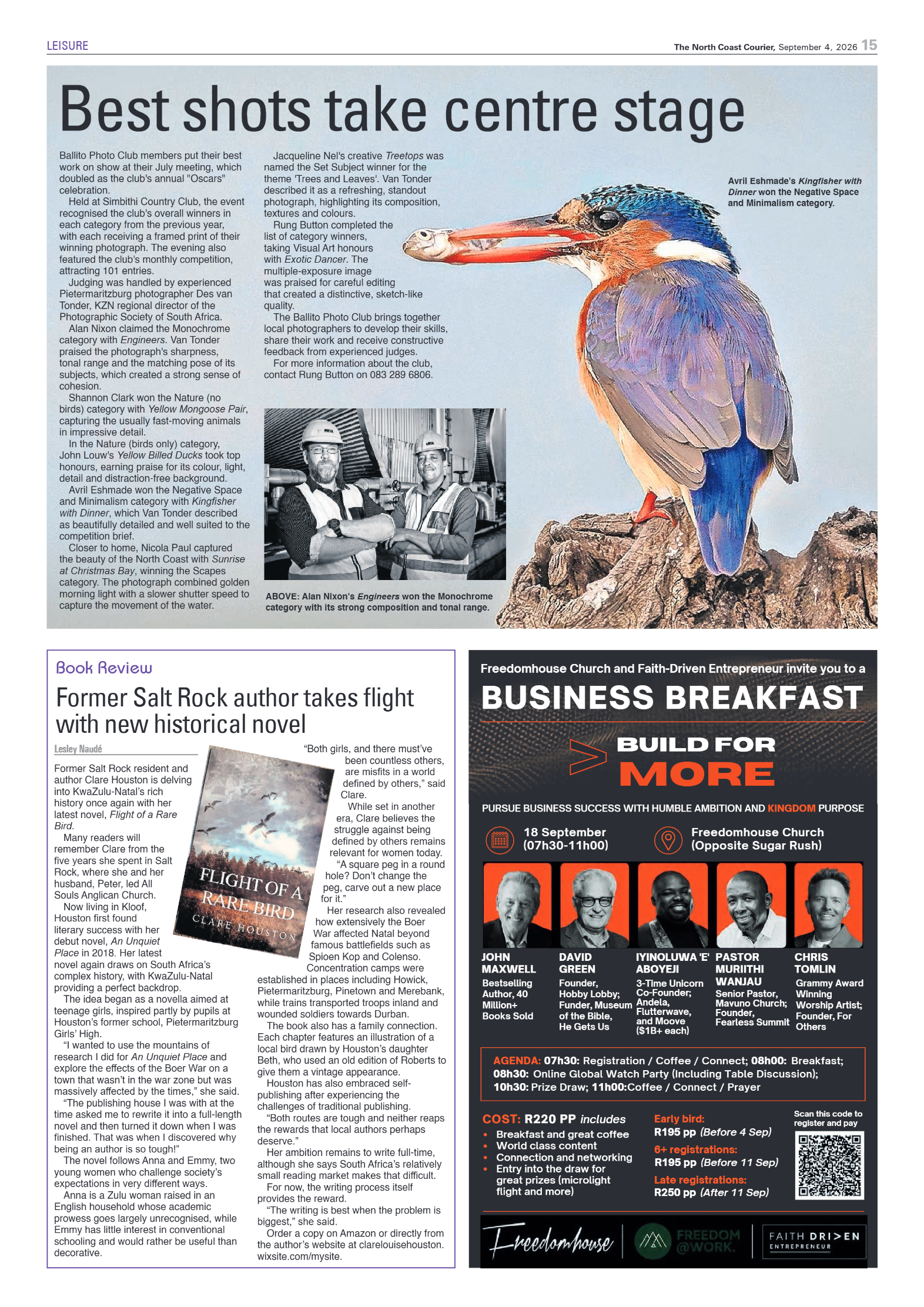 The North Coast Courier – 04 September 2026 page 15