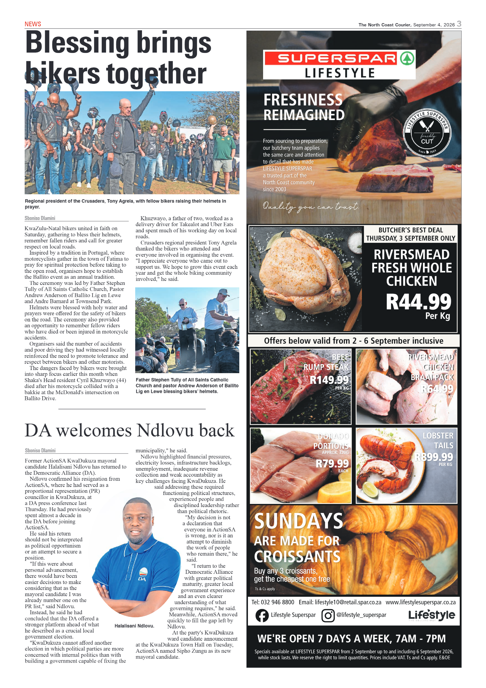 The North Coast Courier – 04 September 2026 page 3