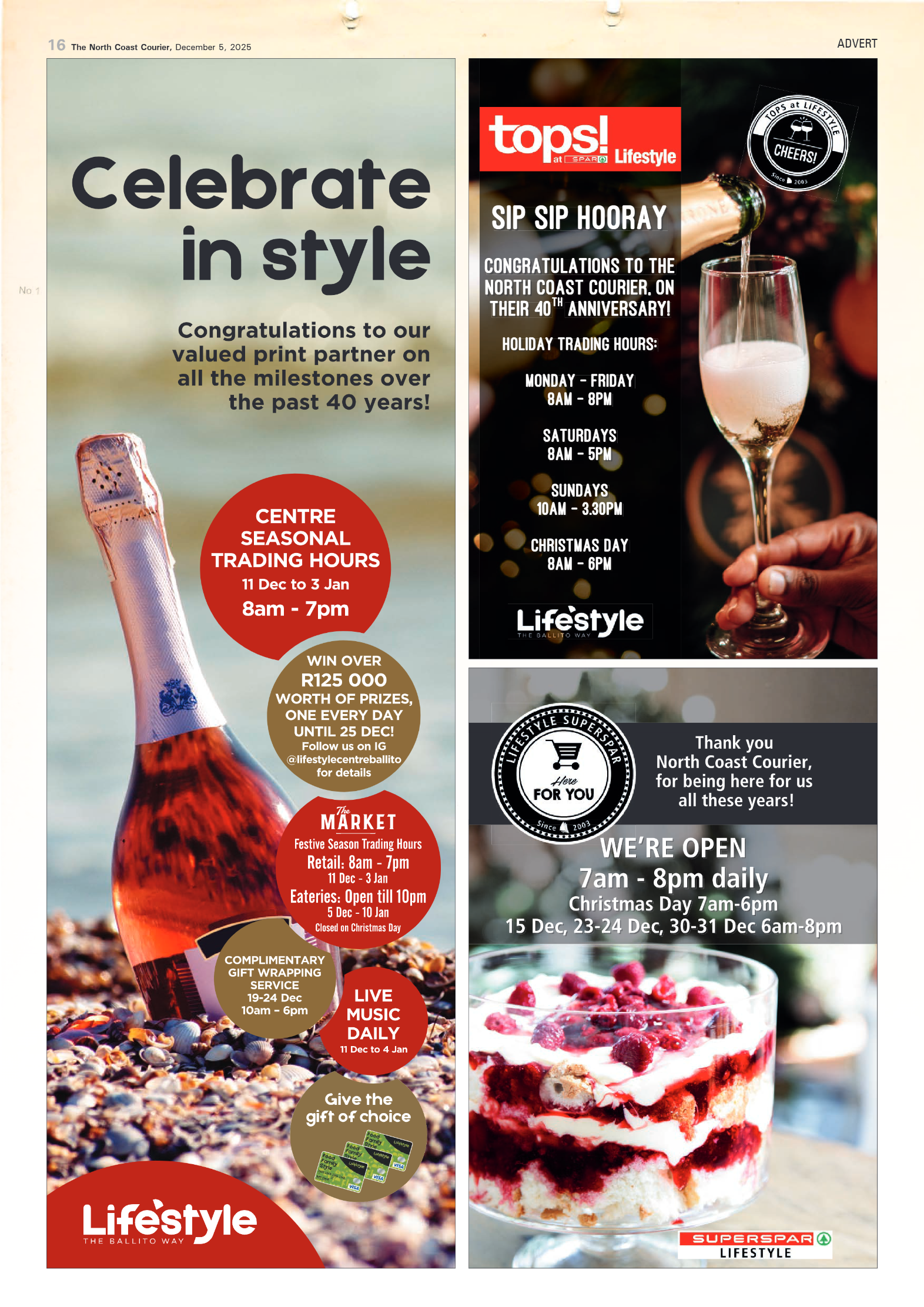 The North Coast Courier – 05 December 2025 page 16