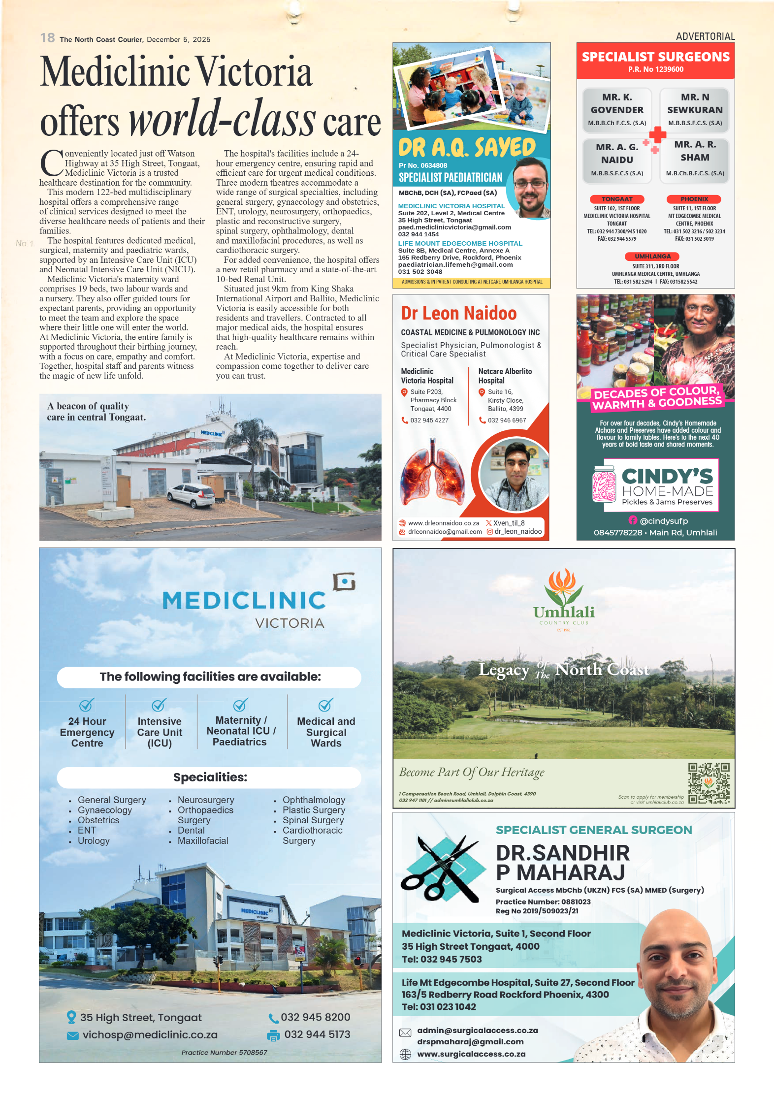 The North Coast Courier – 05 December 2025 page 18