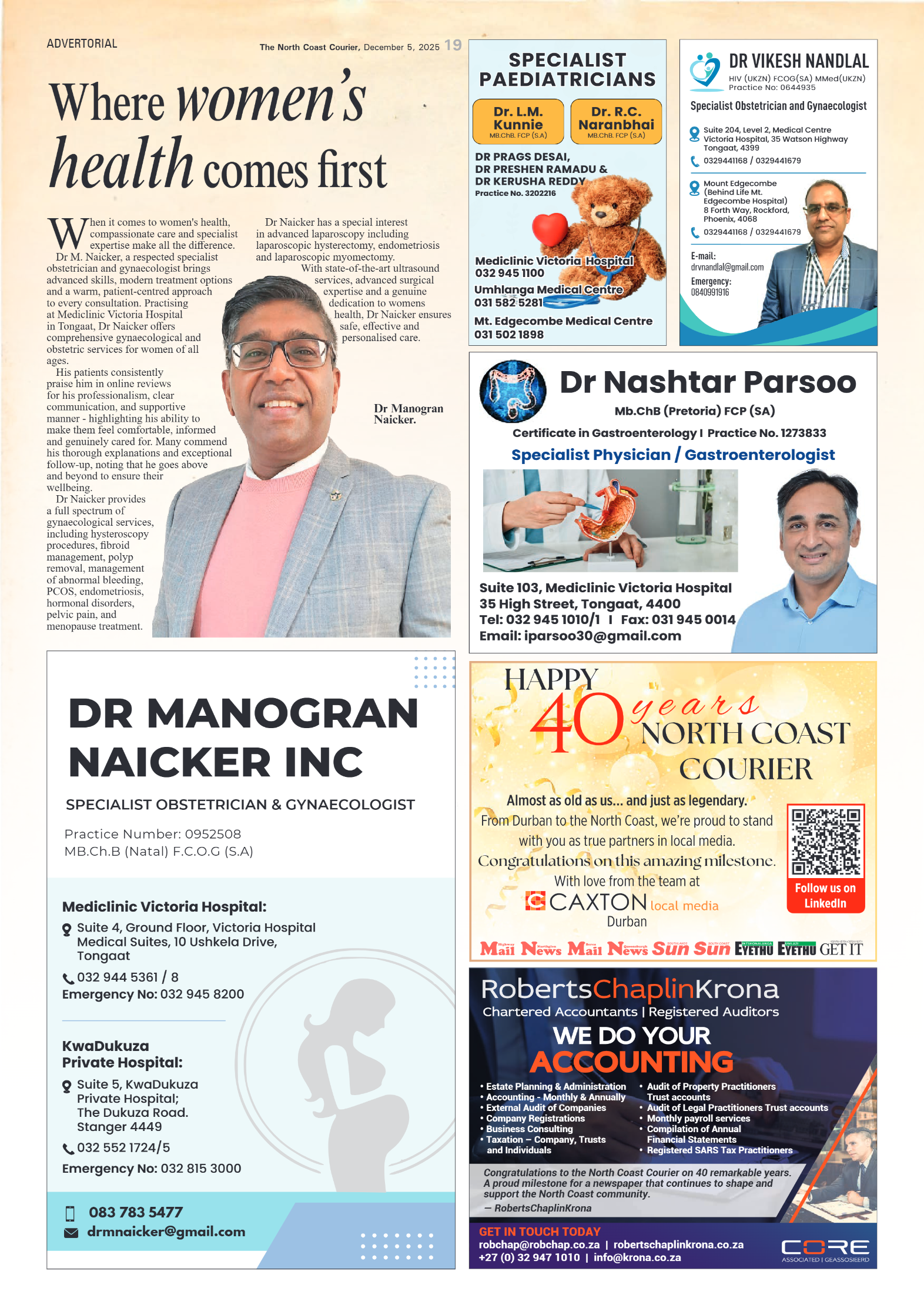 The North Coast Courier – 05 December 2025 page 19