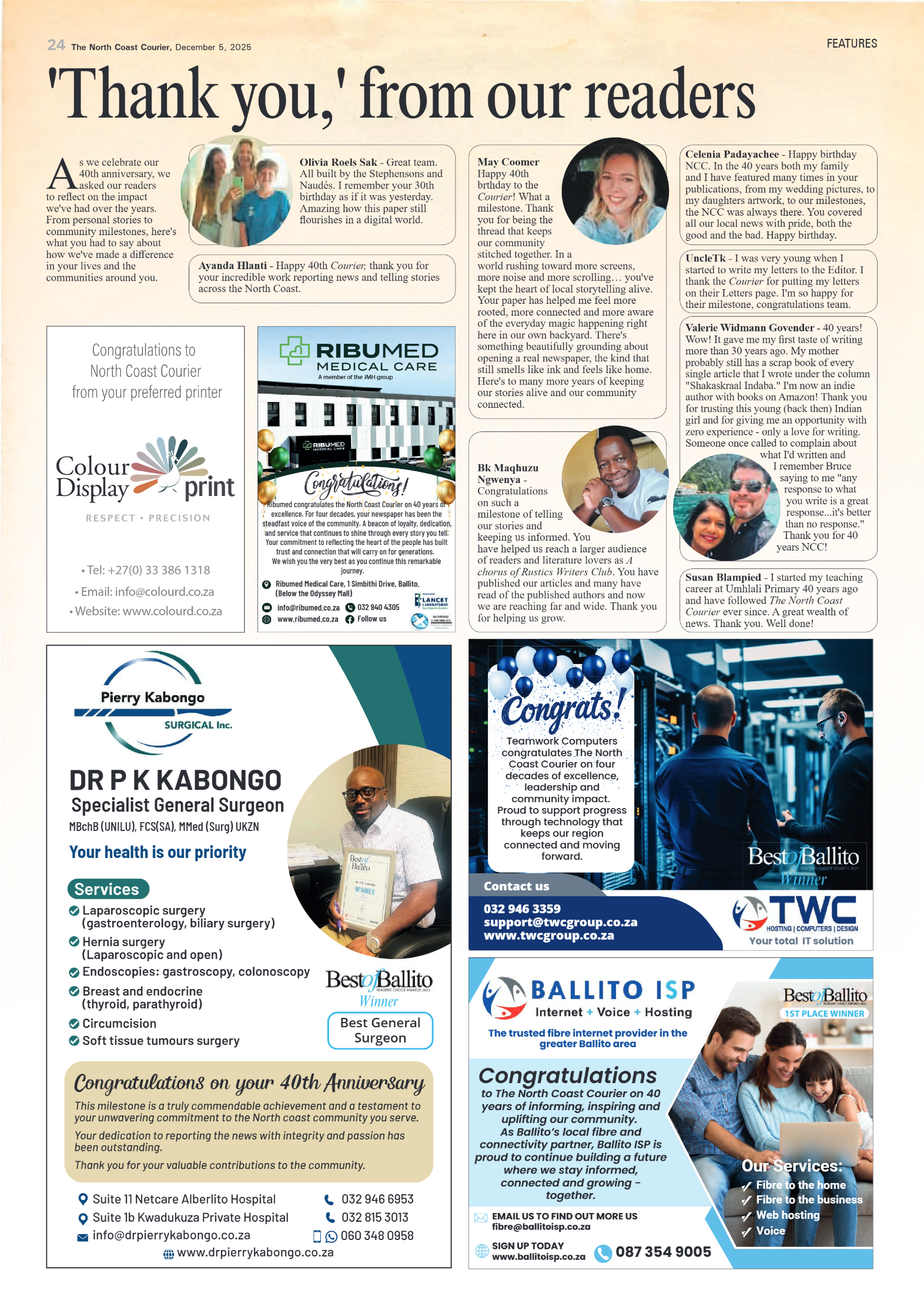 The North Coast Courier – 05 December 2025 page 24