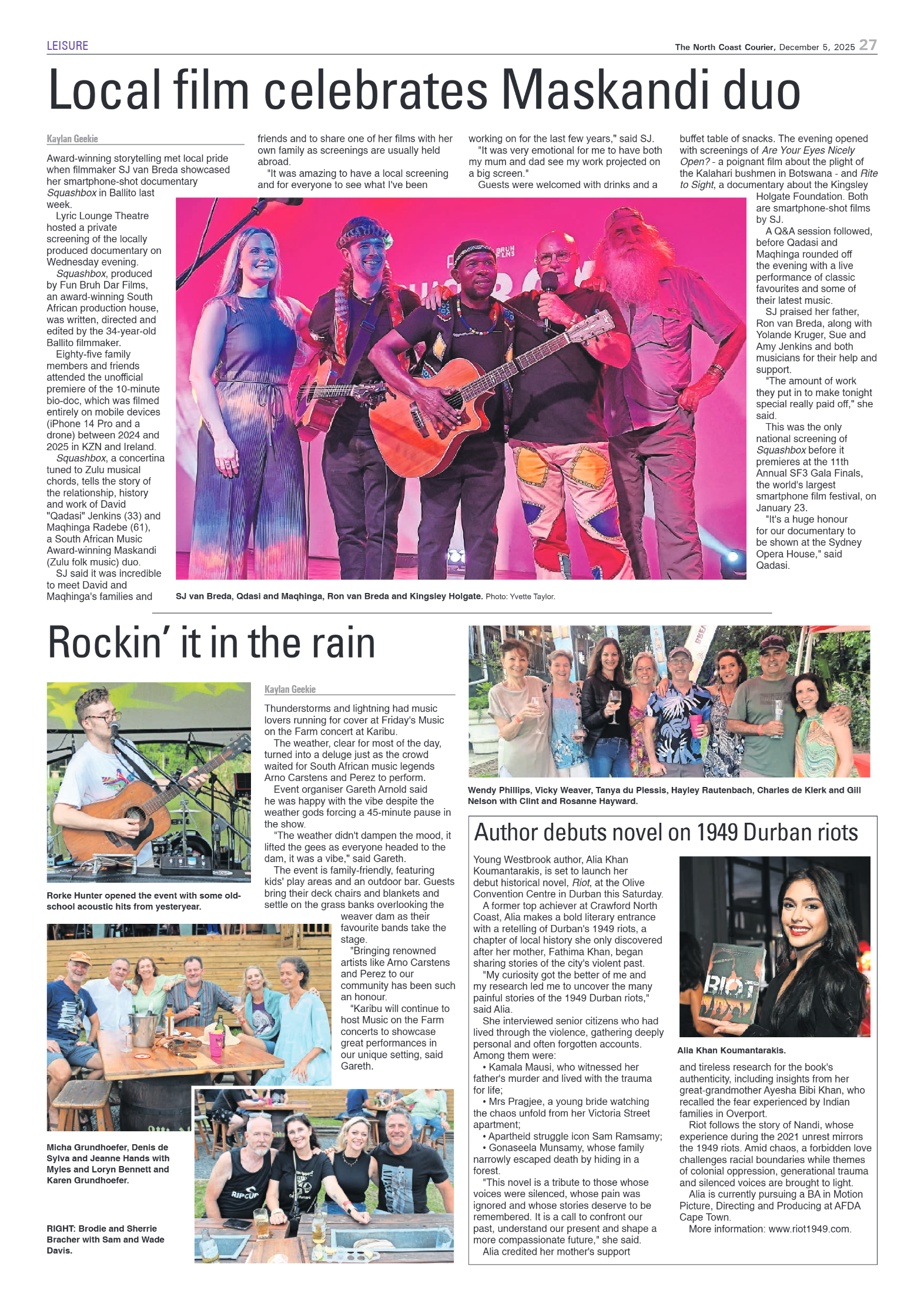 The North Coast Courier – 05 December 2025 page 27