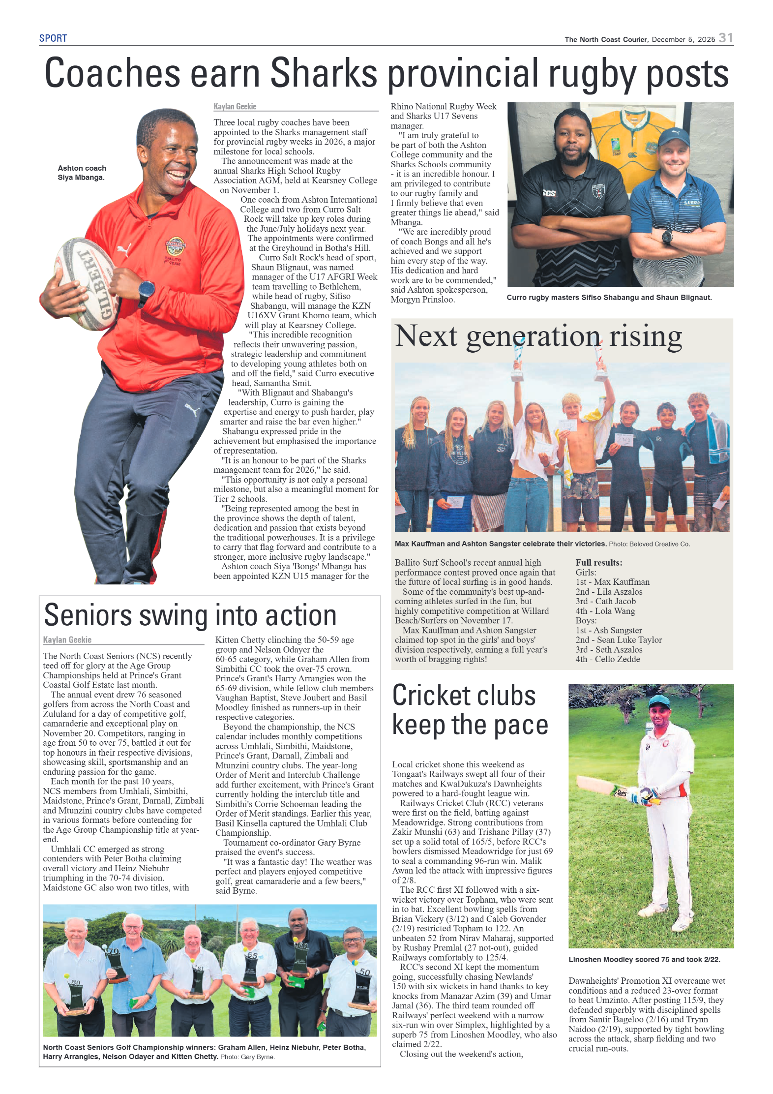 The North Coast Courier – 05 December 2025 page 31
