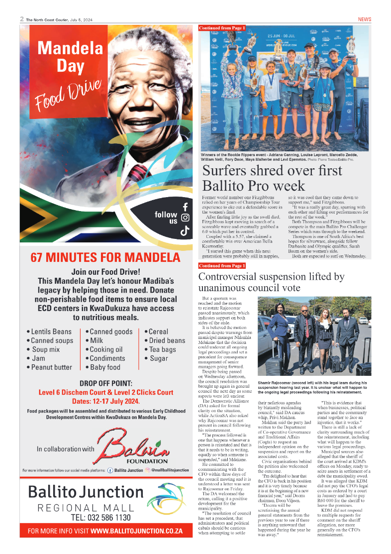 The North Coast Courier – 05 July 2024 page 2