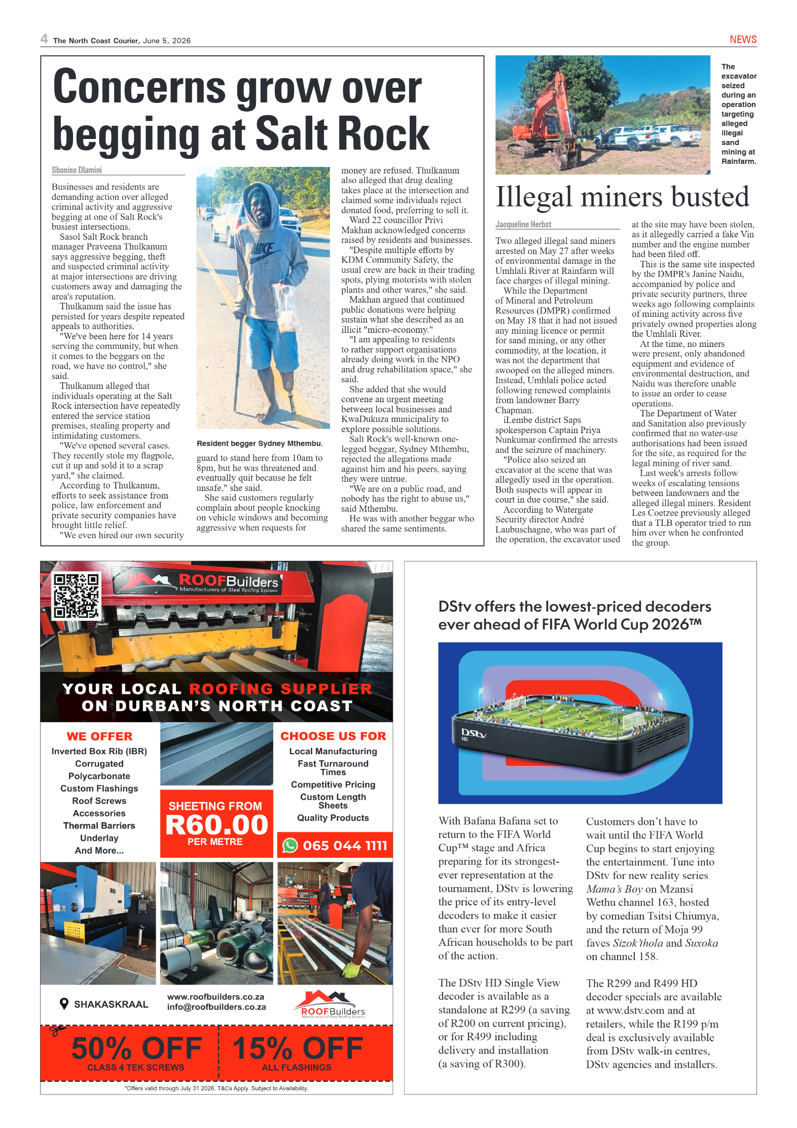 The North Coast Courier – 05 June 2026 page 4