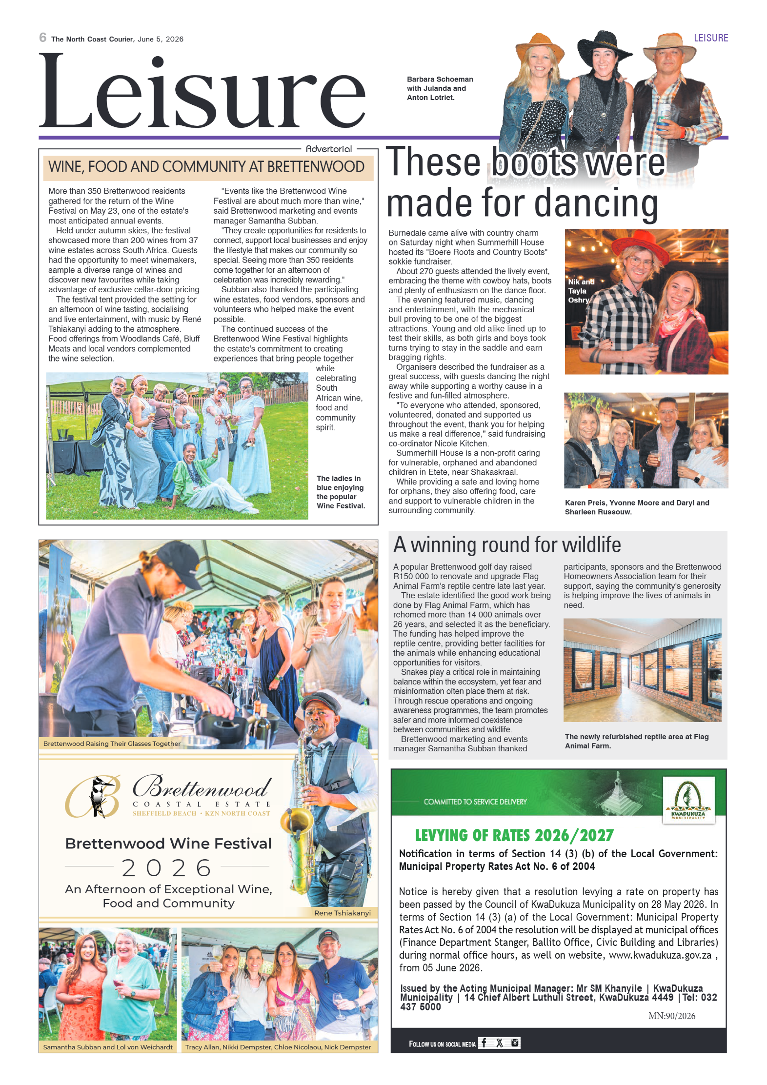 The North Coast Courier – 05 June 2026 page 6