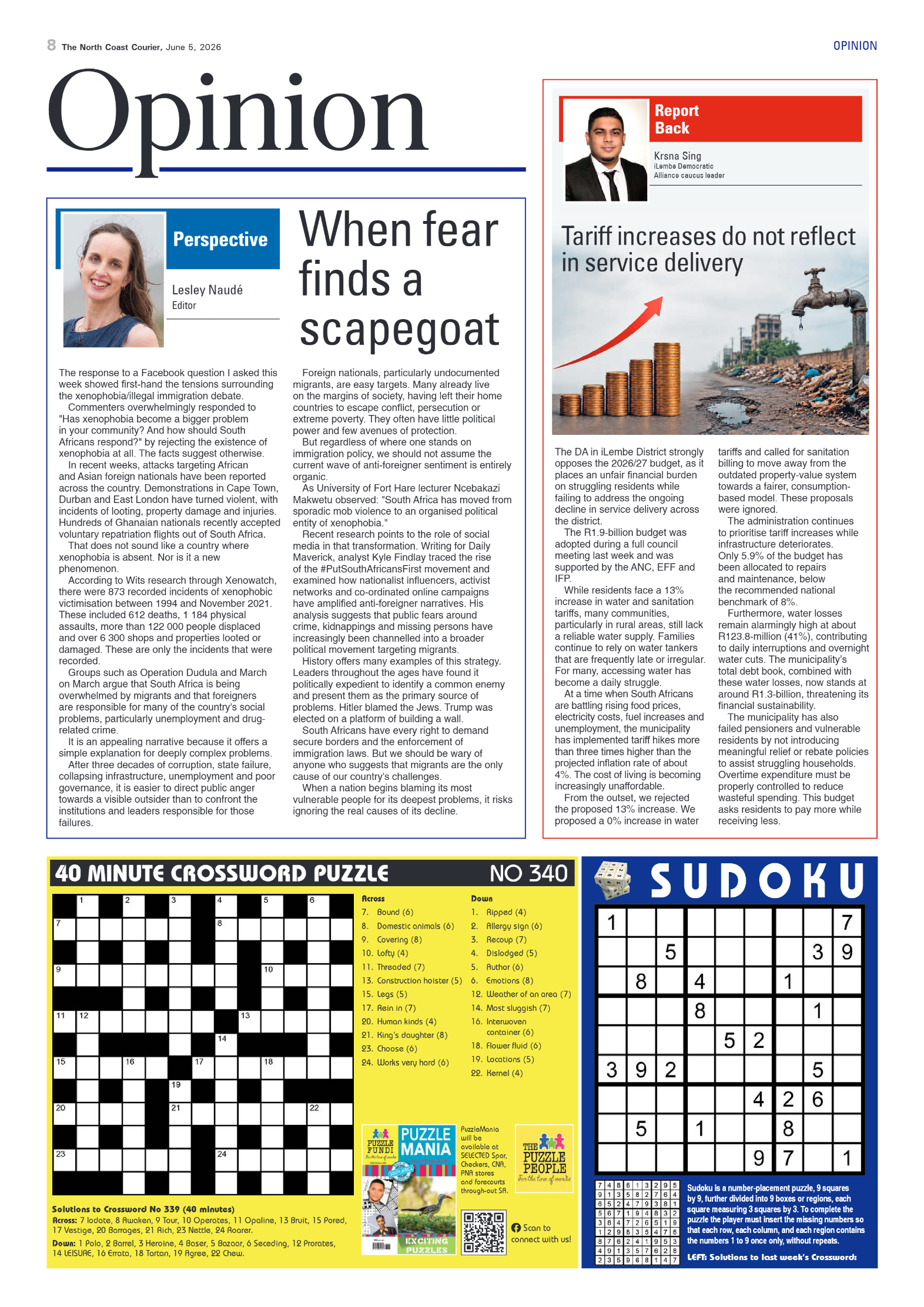 The North Coast Courier – 05 June 2026 page 8