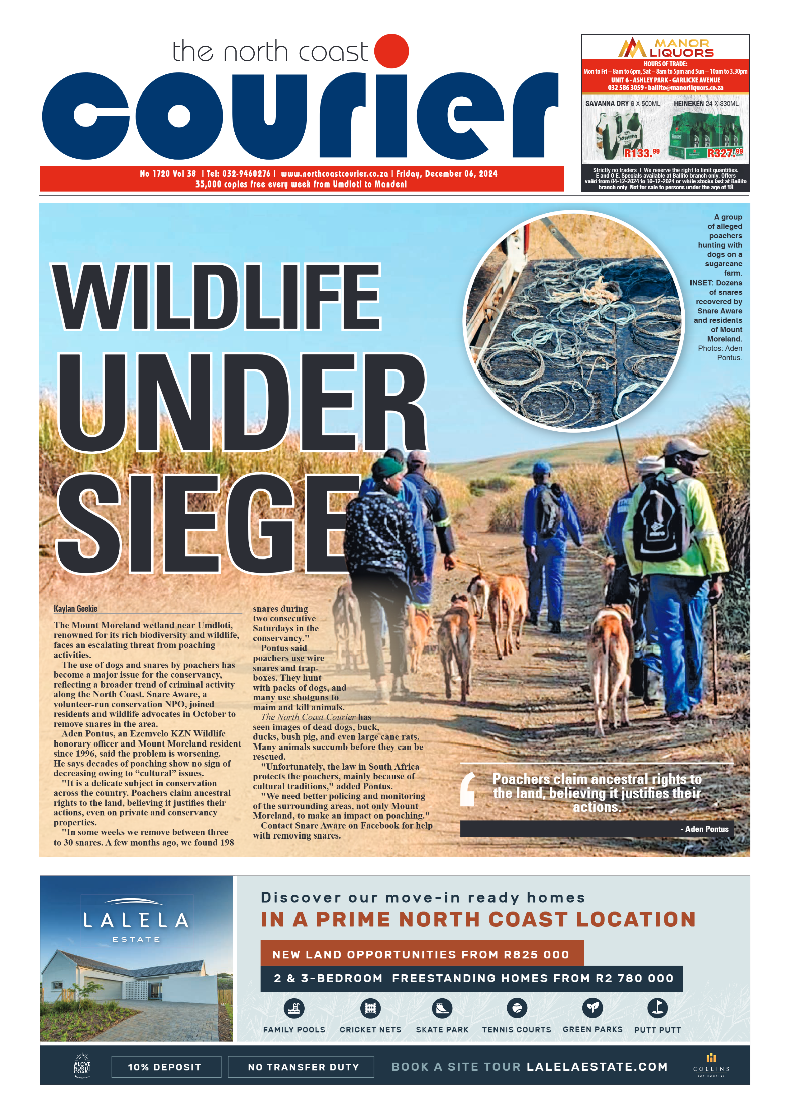 The North Coast Courier – 06 December 2024 page 1