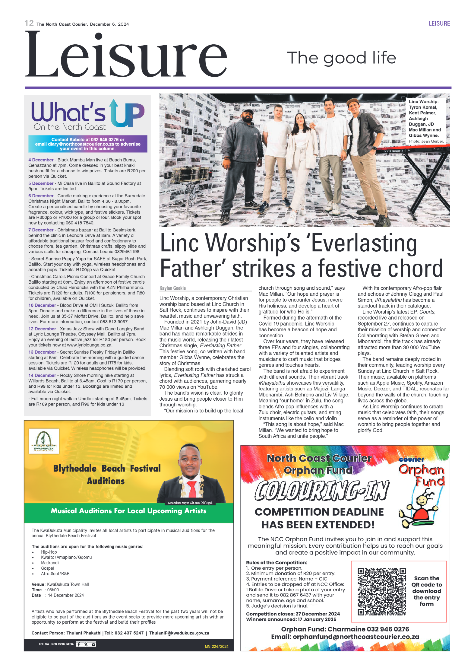 The North Coast Courier – 06 December 2024 page 12