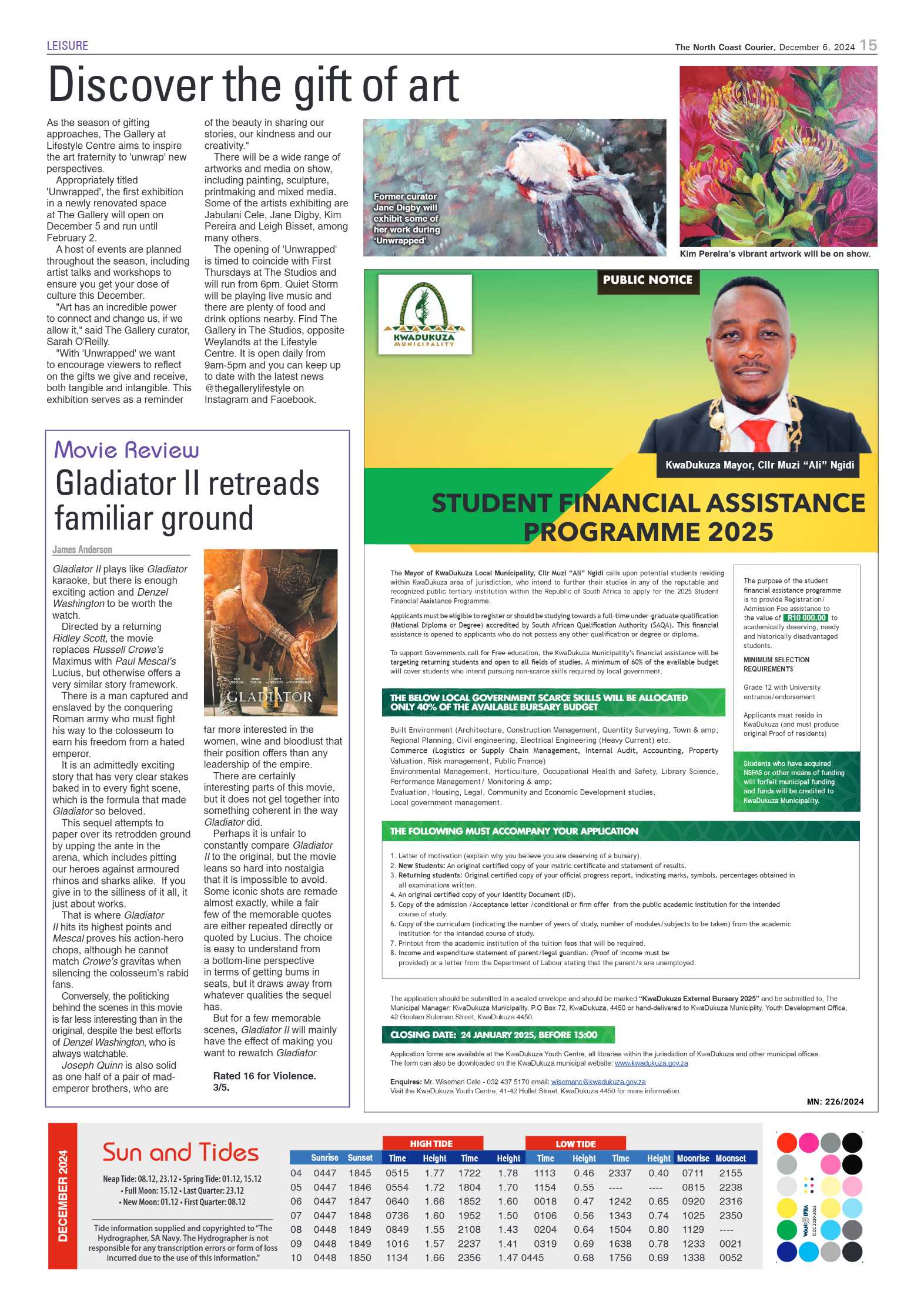 The North Coast Courier – 06 December 2024 page 15