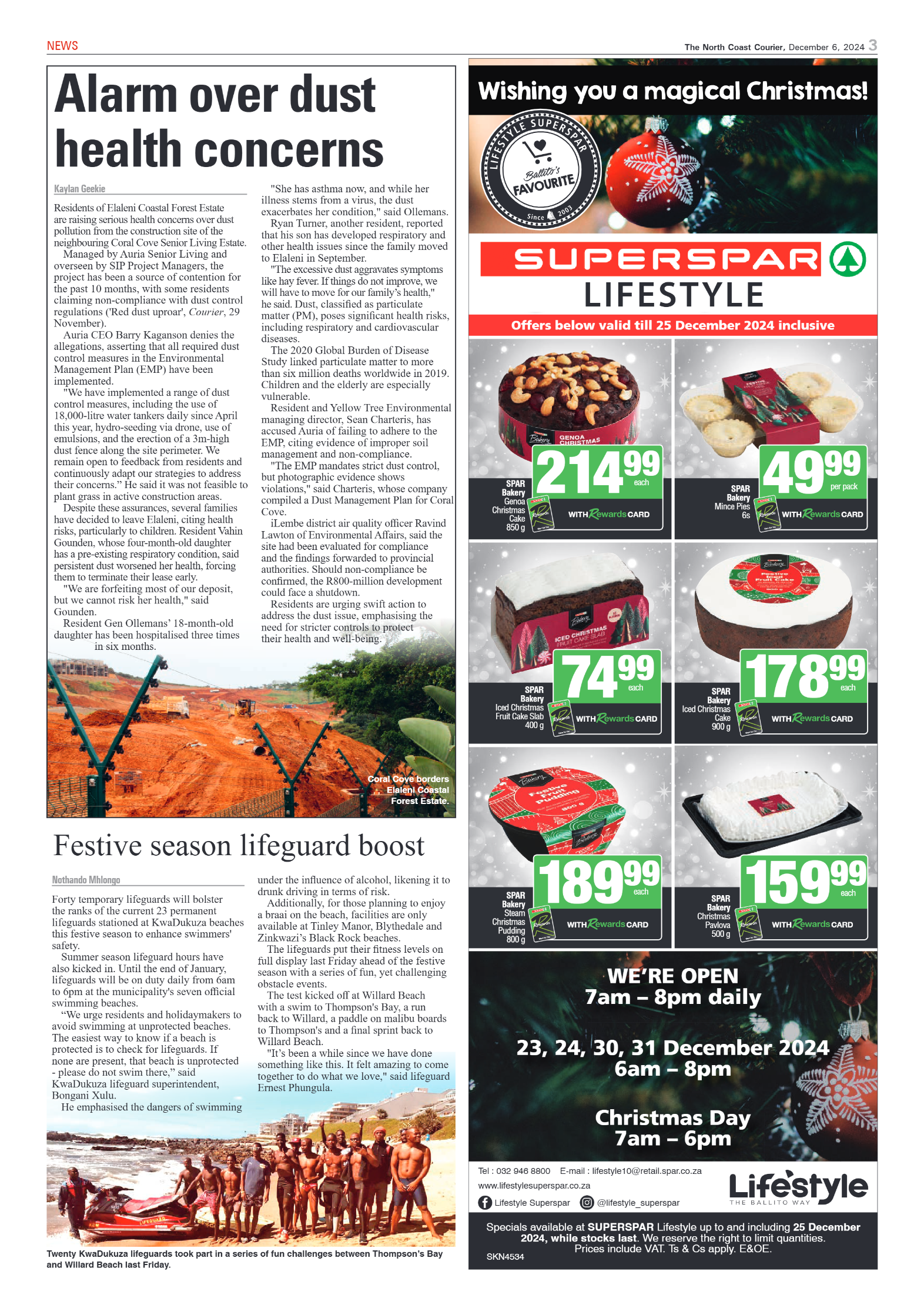 The North Coast Courier – 06 December 2024 page 3