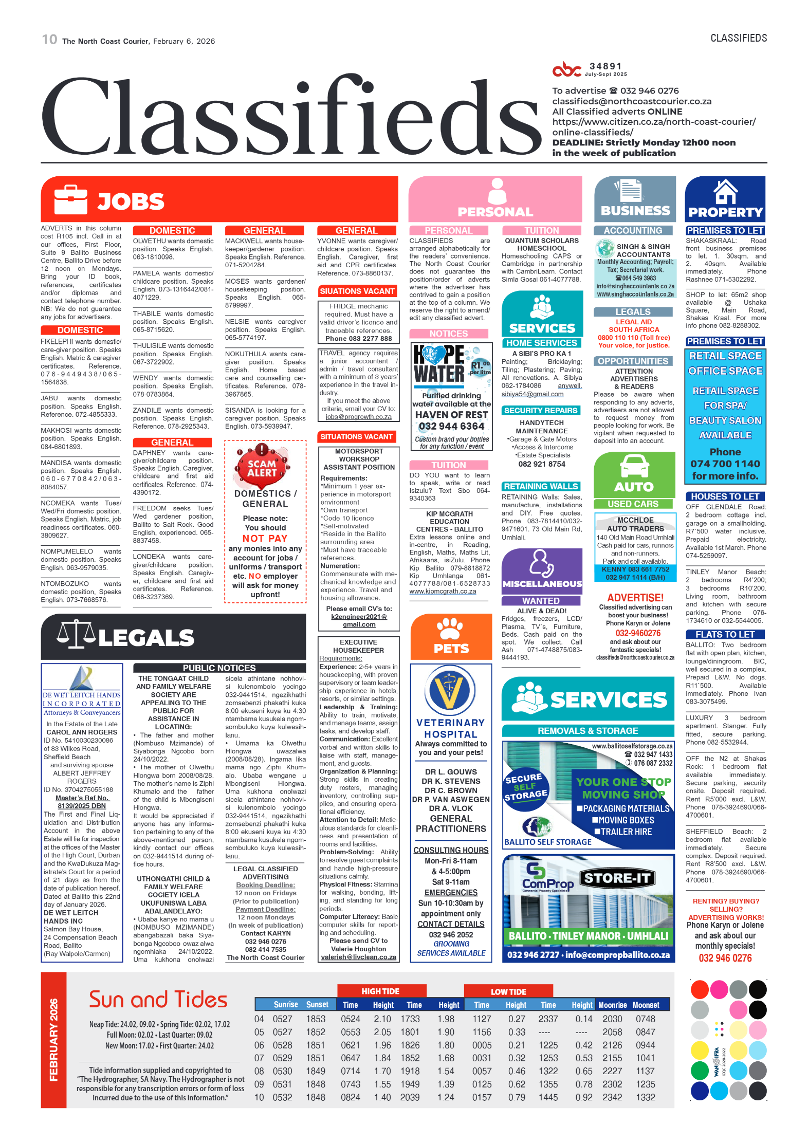 The North Coast Courier – 06 February 2026 page 10