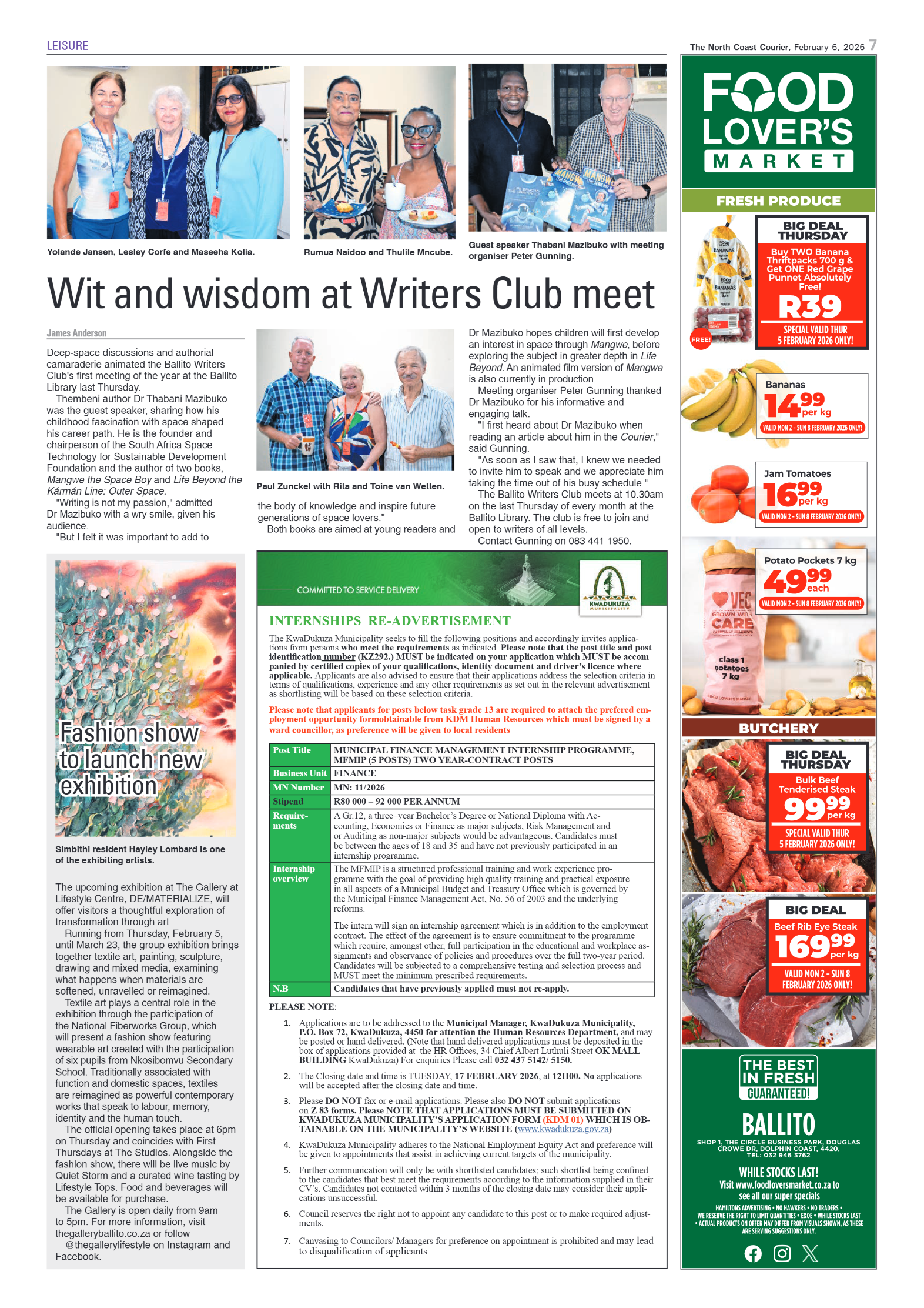 The North Coast Courier – 06 February 2026 page 7