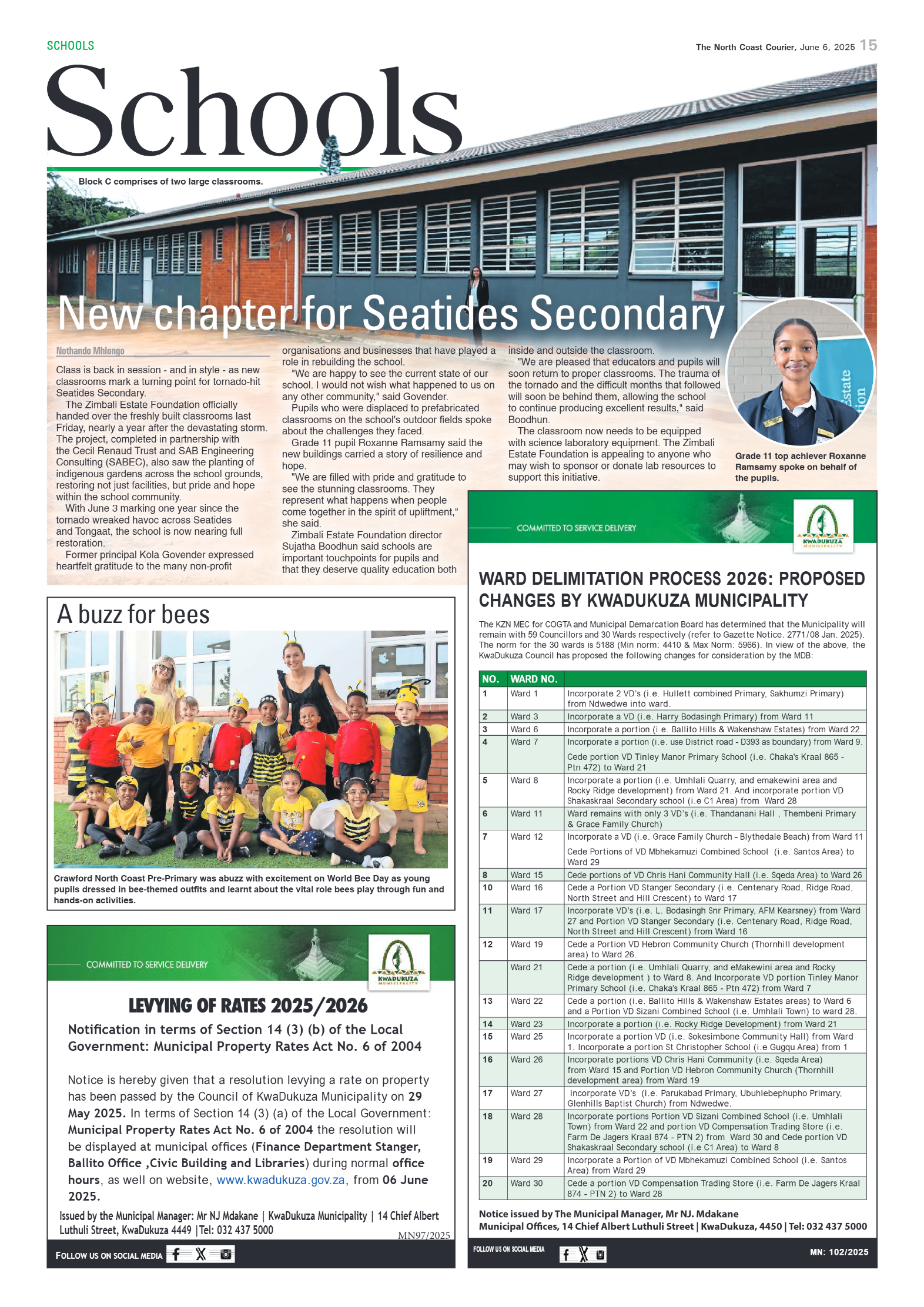 The North Coast Courier – 06 June 2025 page 15