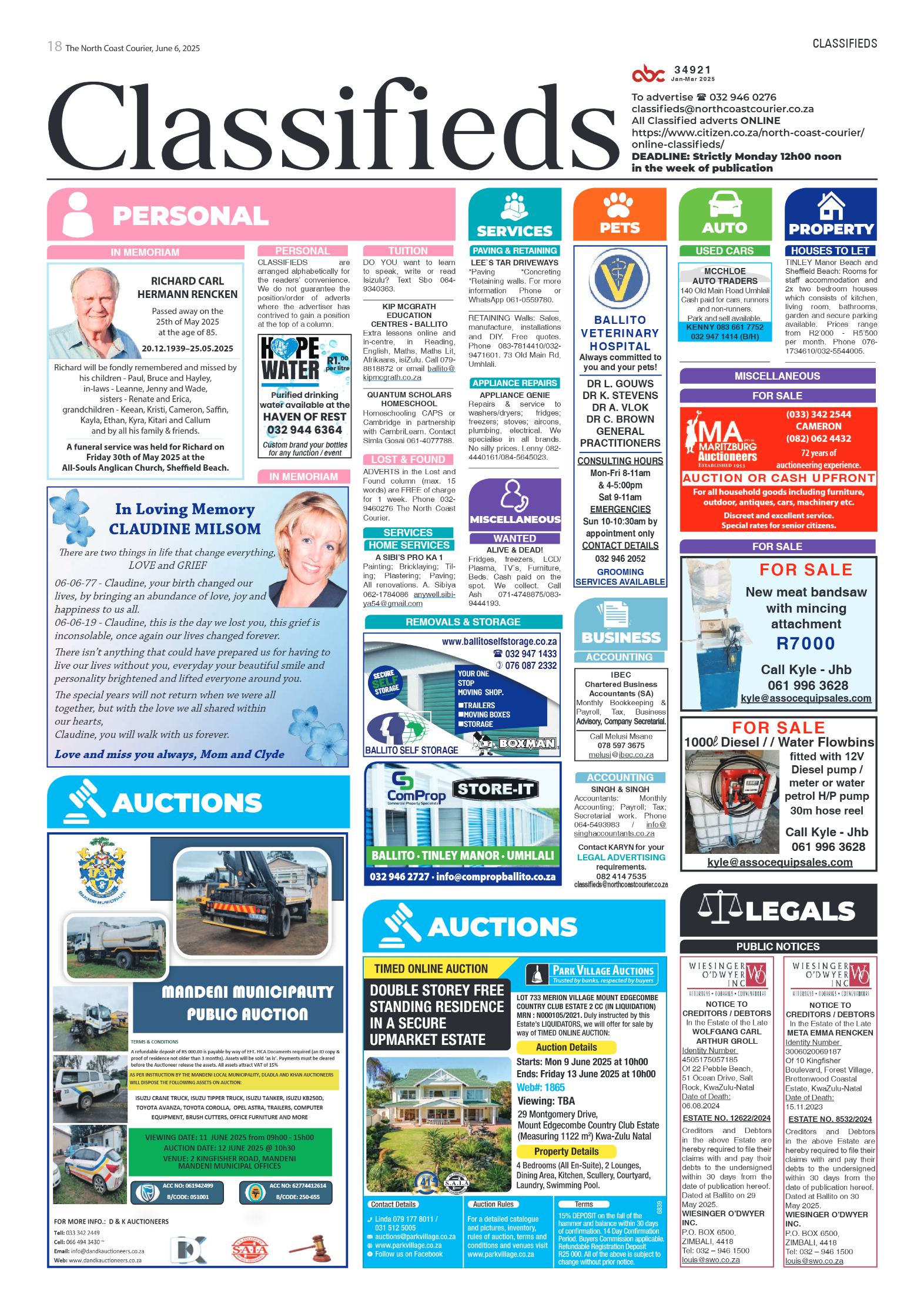 The North Coast Courier – 06 June 2025 page 18