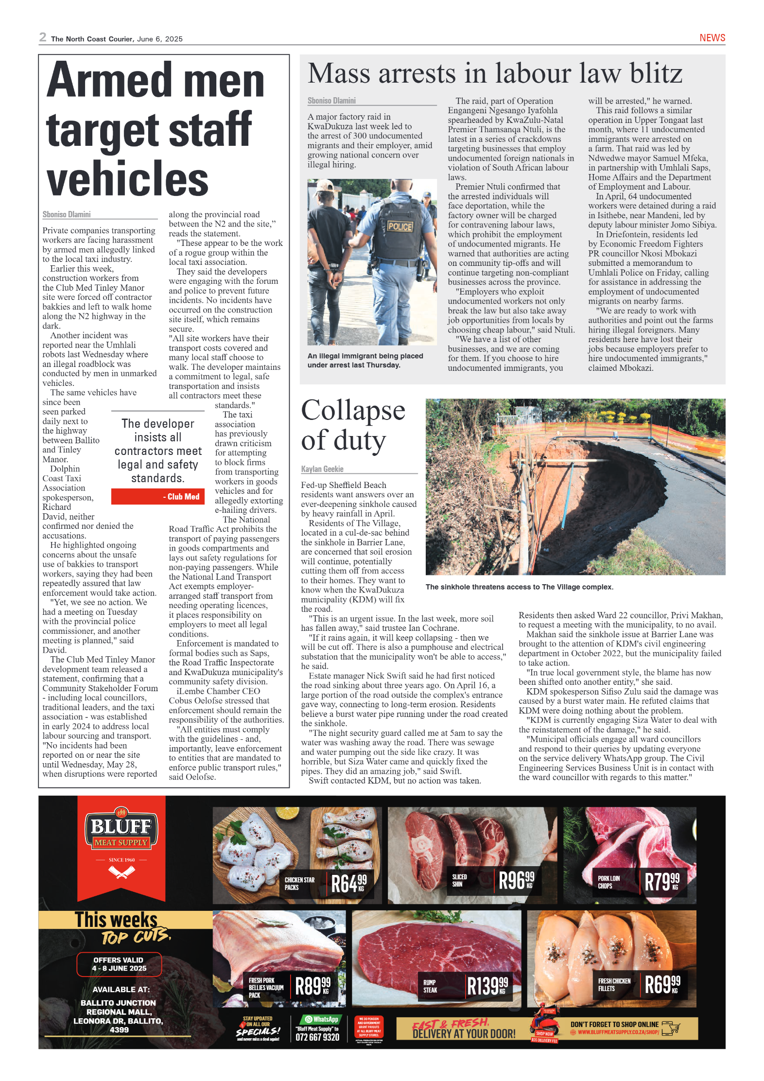 The North Coast Courier – 06 June 2025 page 2