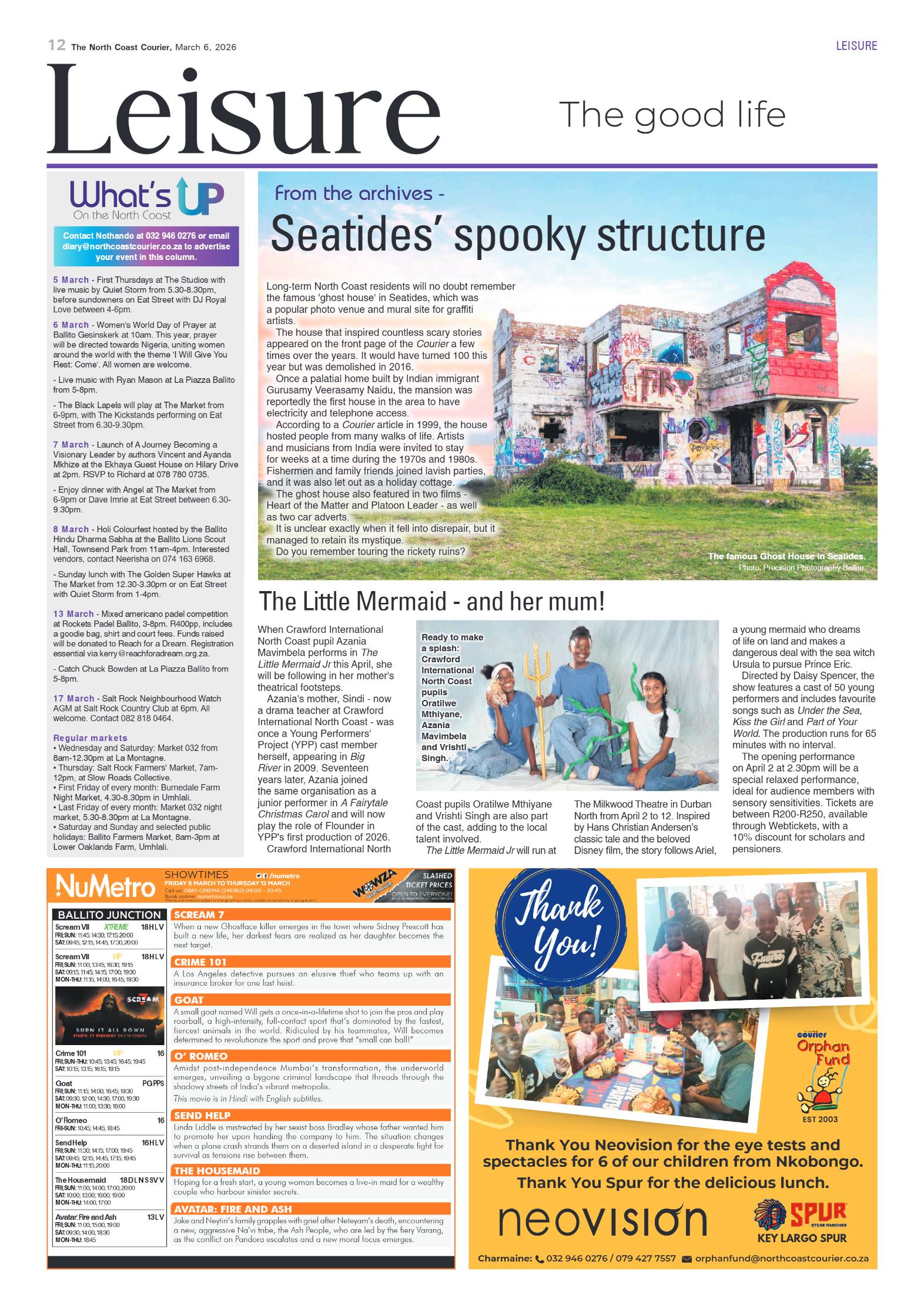 The North Coast Courier – 06 March 2026 page 12