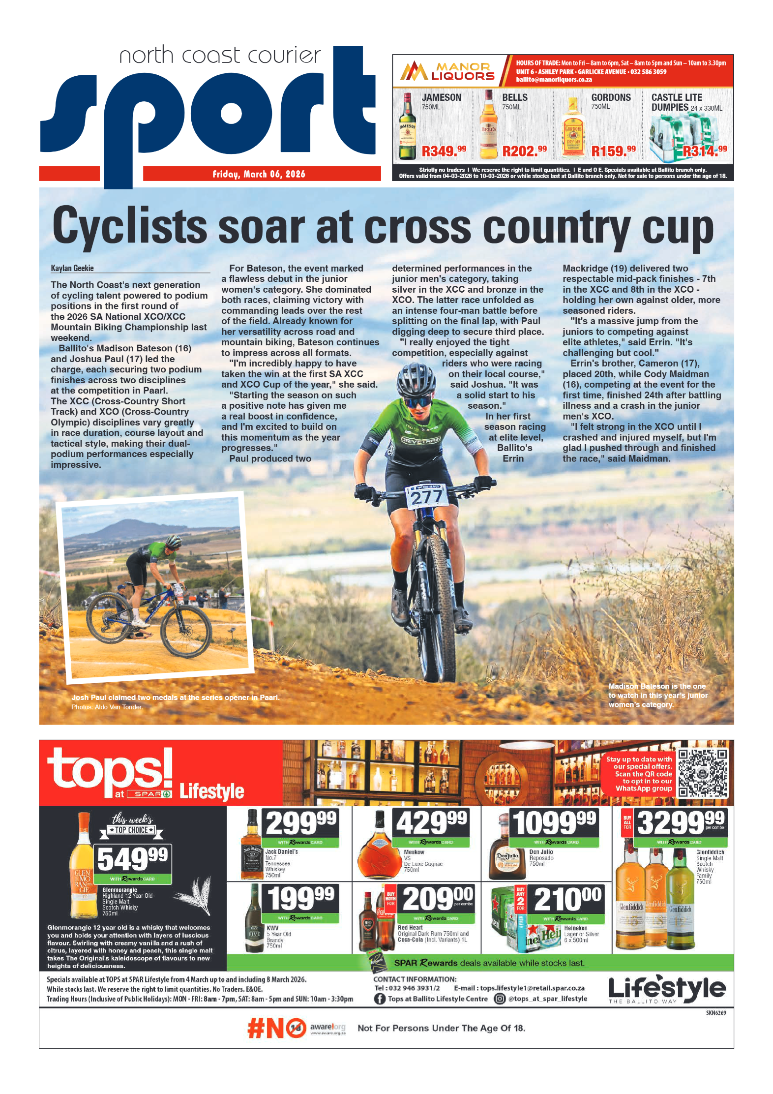 The North Coast Courier – 06 March 2026 page 16