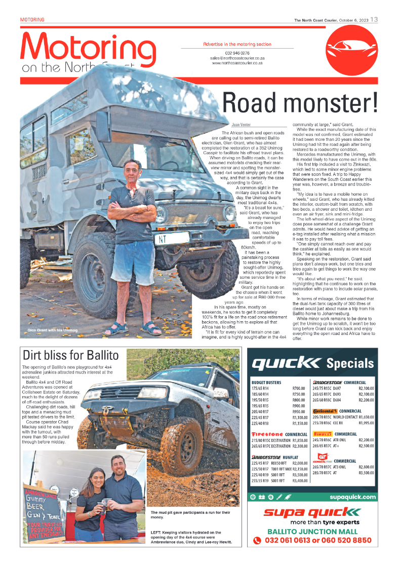 The North Coast Courier 06 October 2023 page 13