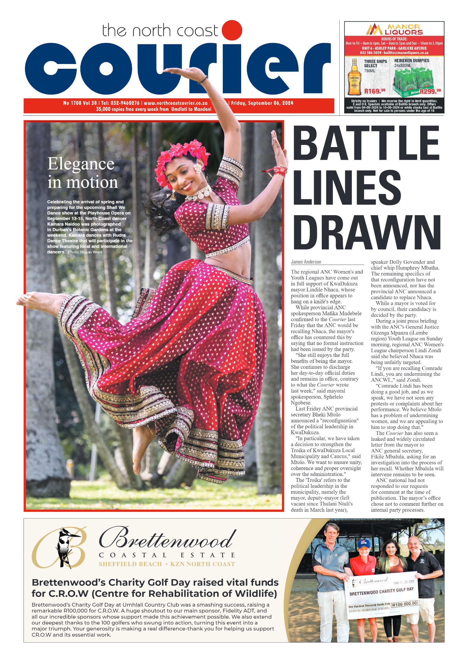 The North Coast Courier – 06 September 2024 page 1
