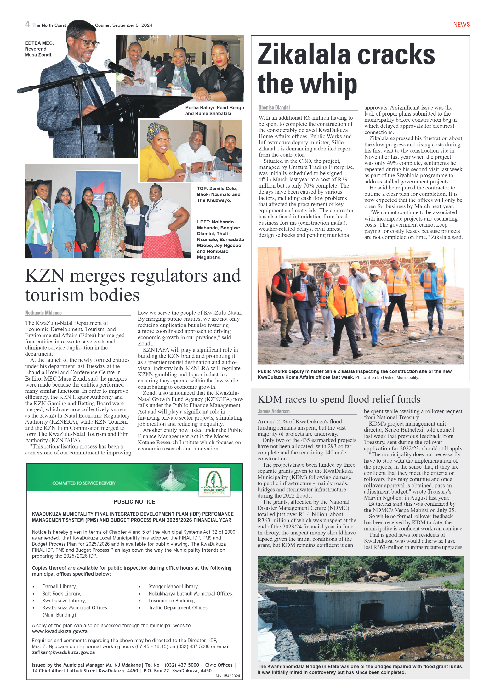 The North Coast Courier – 06 September 2024 page 4