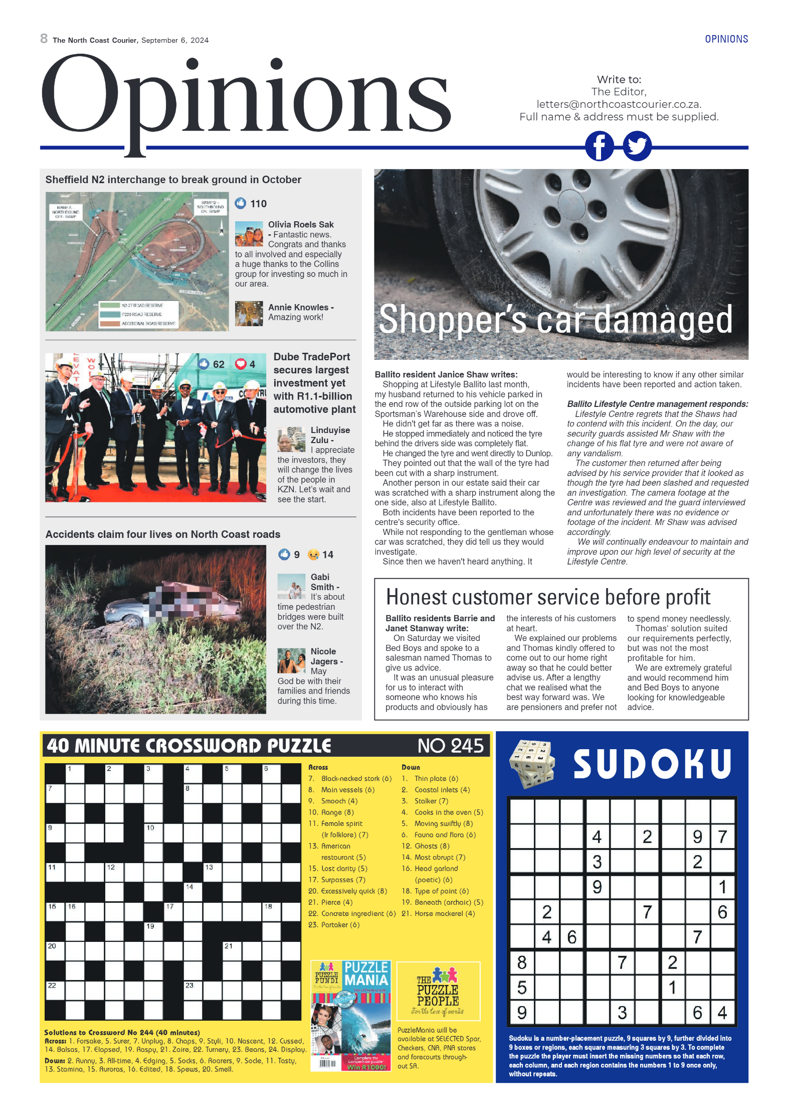 The North Coast Courier – 06 September 2024 page 8