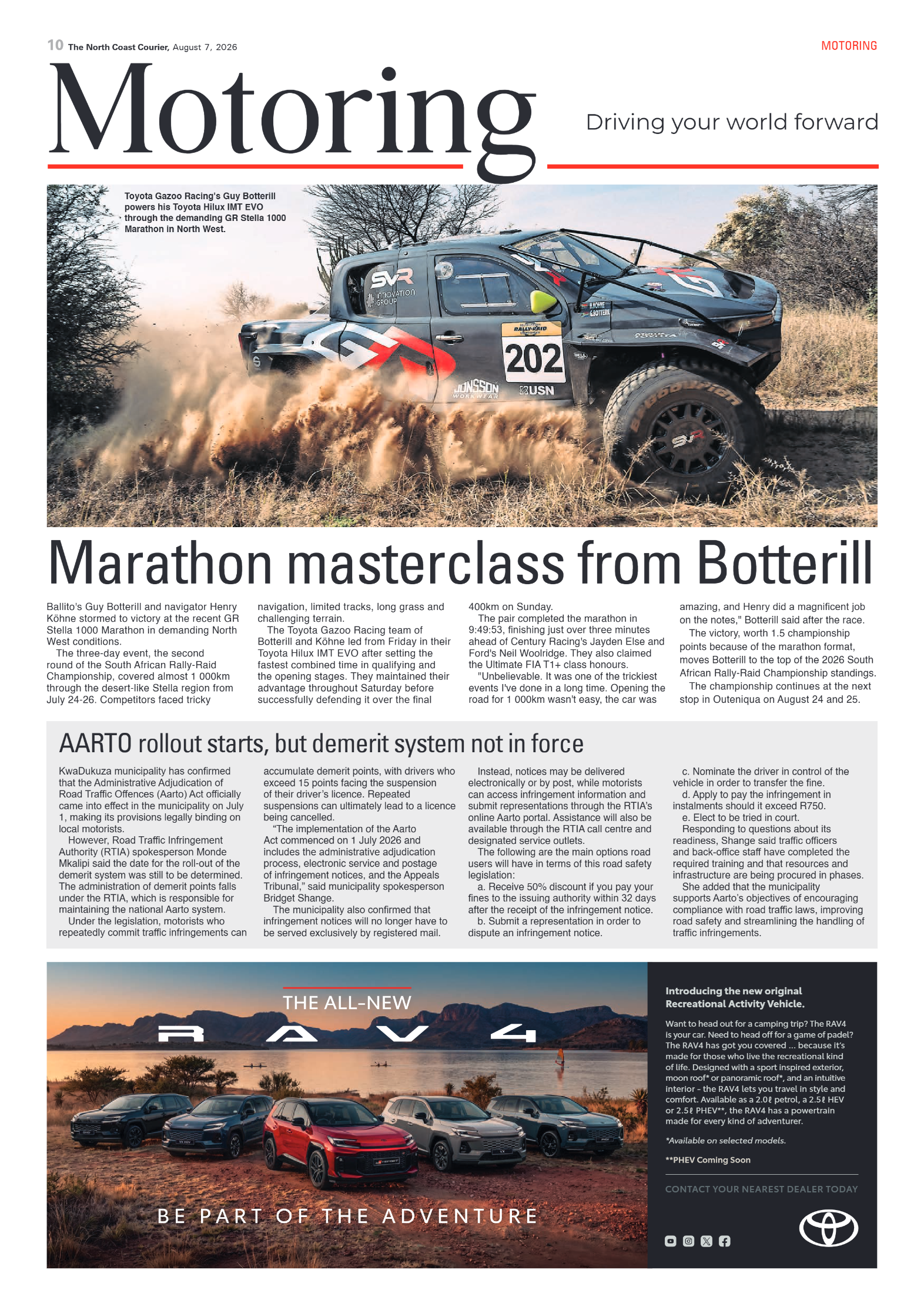 The North Coast Courier – 07 August 2026 page 10