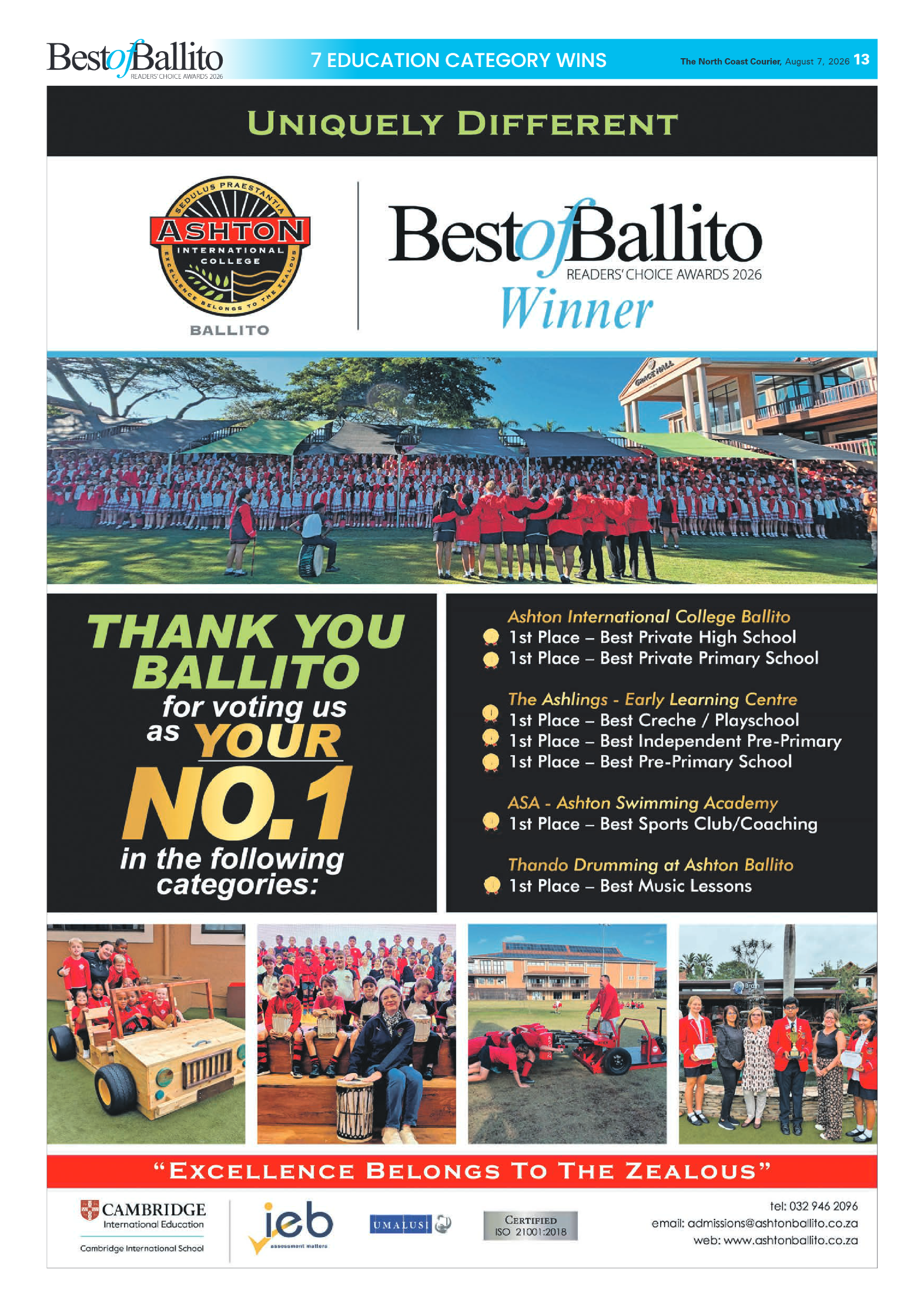 The North Coast Courier – 07 August 2026 page 13