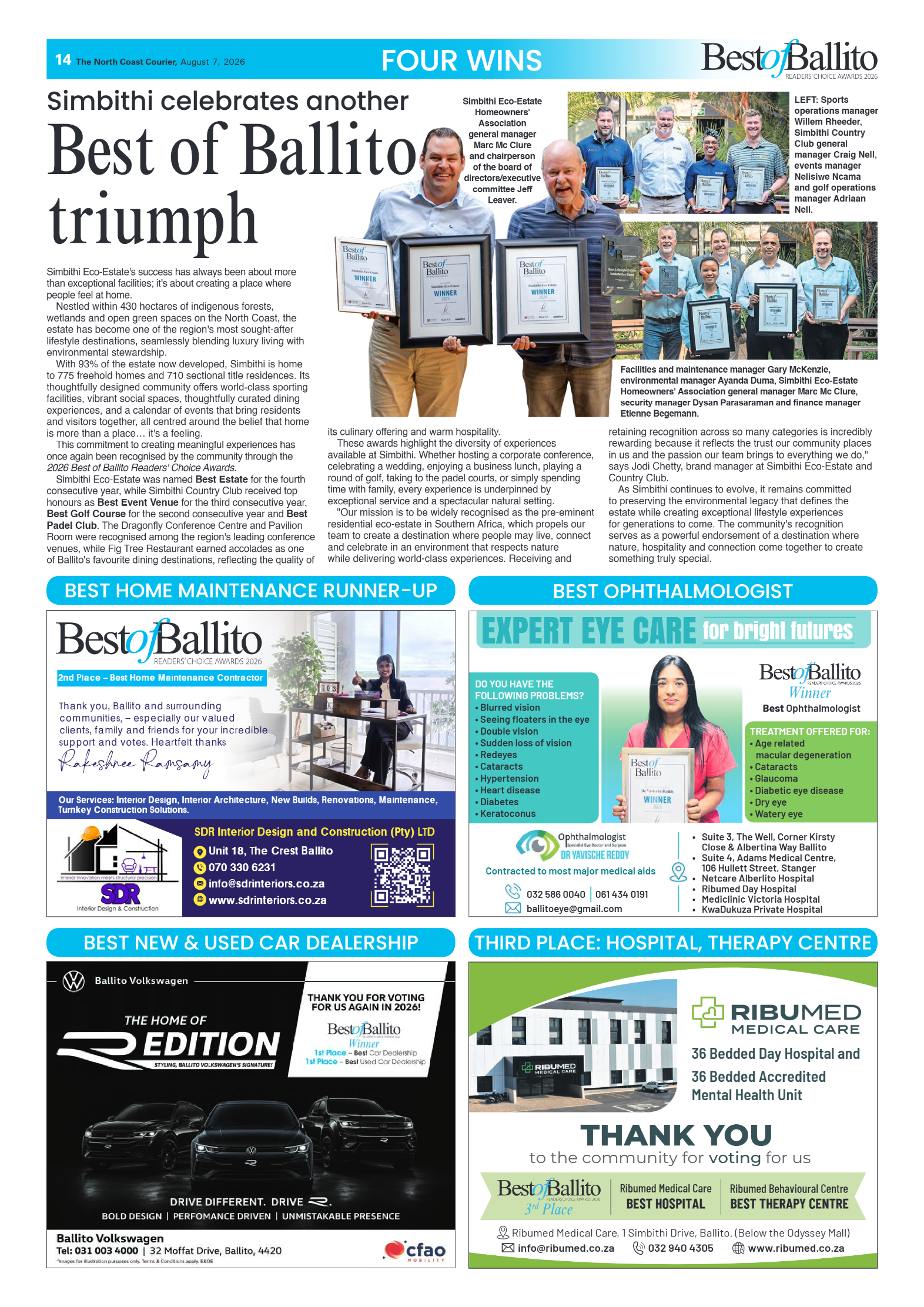 The North Coast Courier – 07 August 2026 page 14