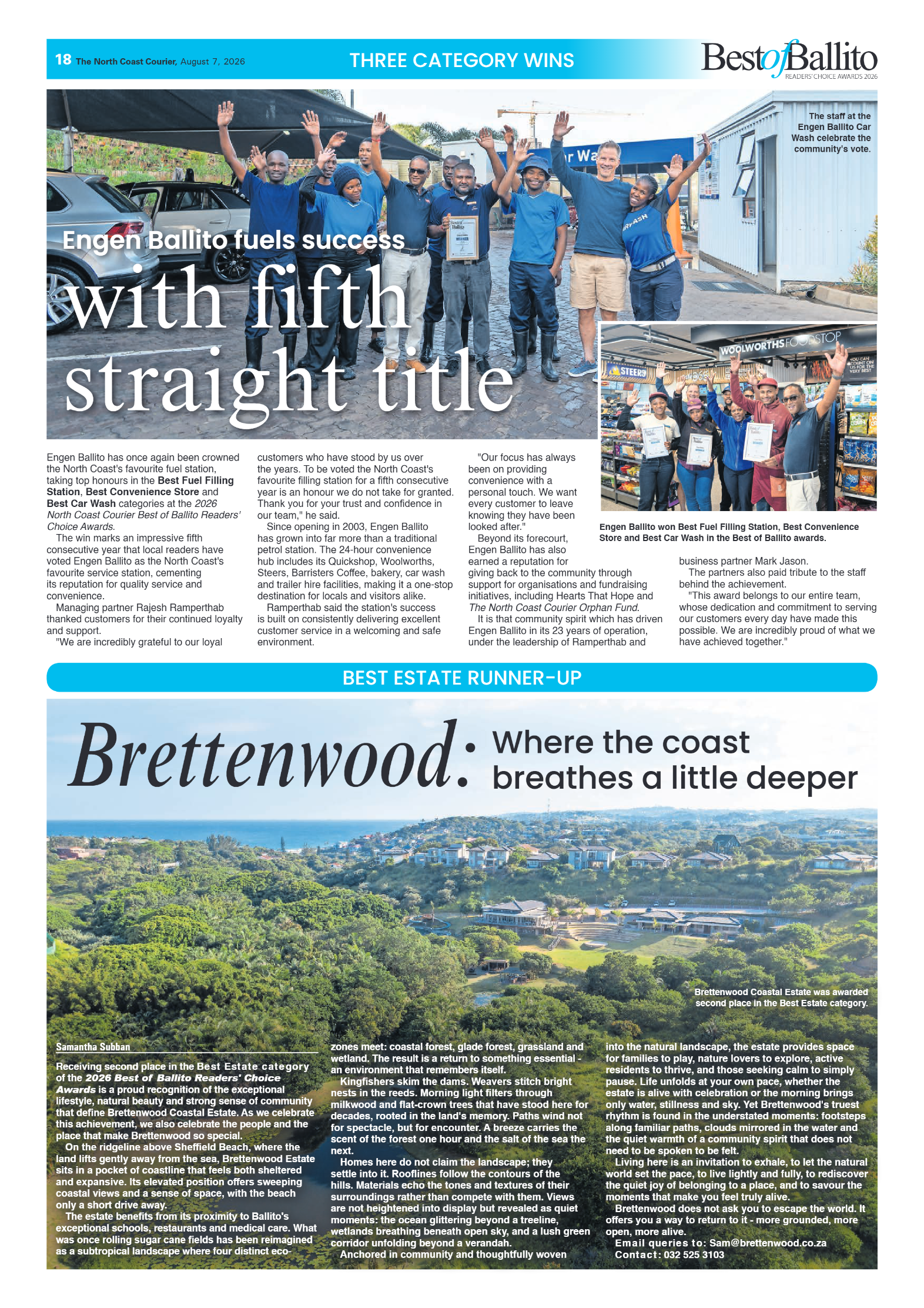 The North Coast Courier – 07 August 2026 page 18