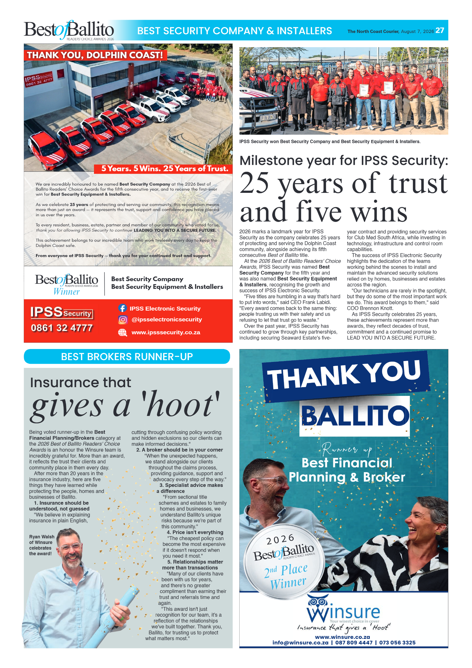 The North Coast Courier – 07 August 2026 page 27