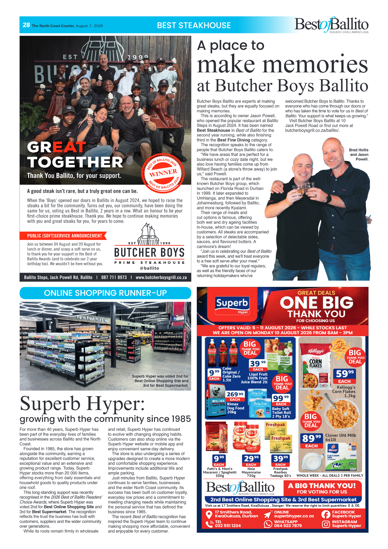 The North Coast Courier – 07 August 2026 page 28