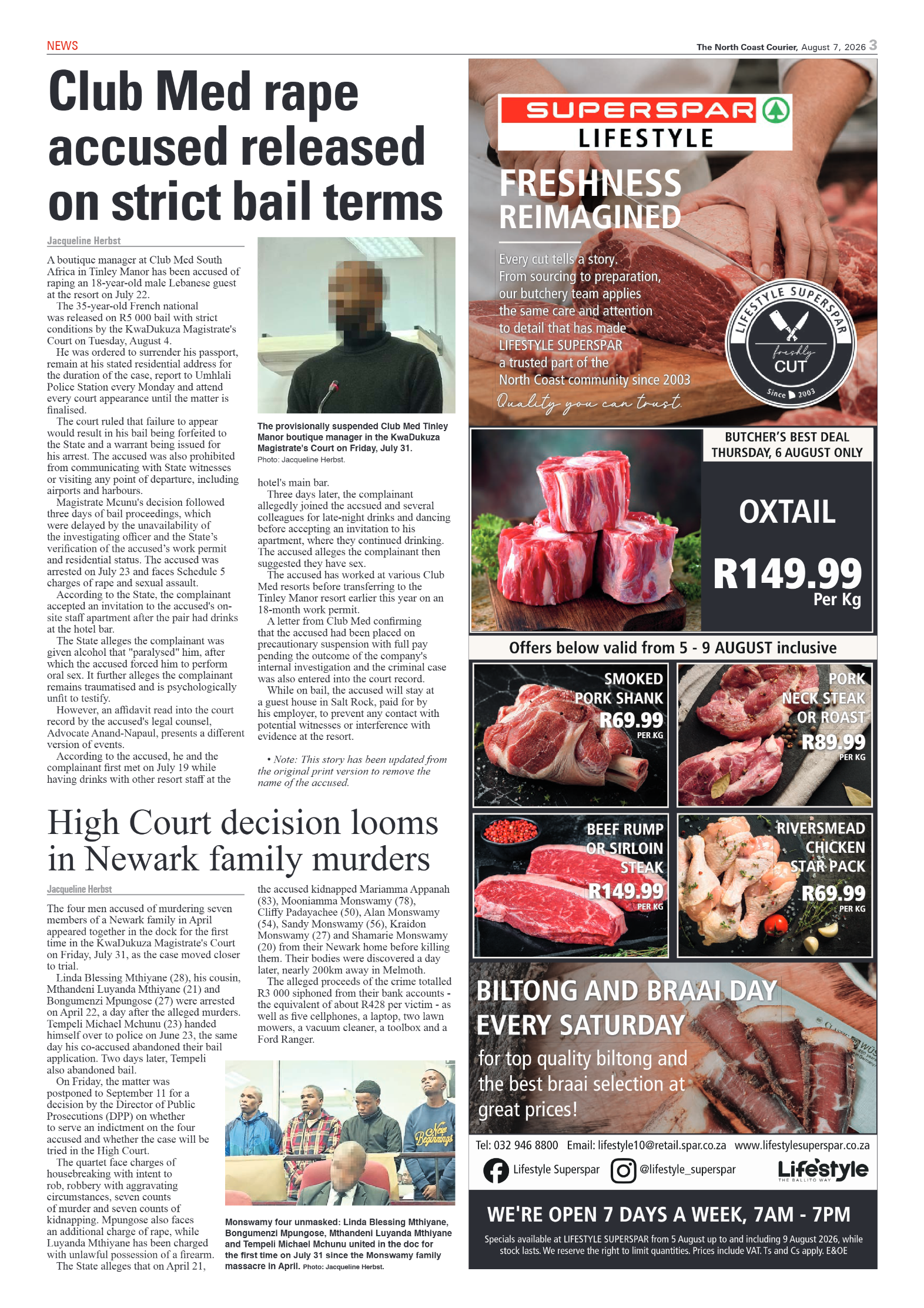 The North Coast Courier – 07 August 2026 page 3