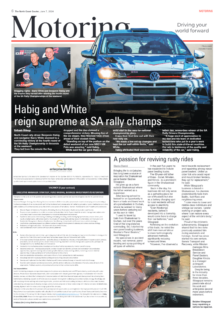 The North Coast Courier – 07 June 2024 page 6