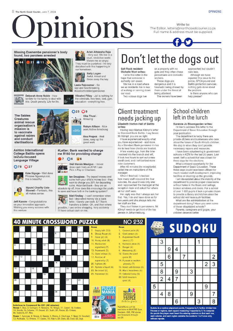 The North Coast Courier – 07 June 2024 page 8
