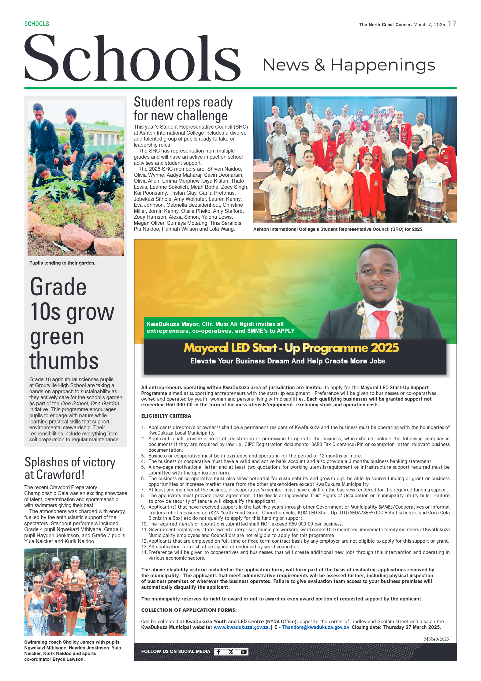 The North Coast Courier – 07 March 2025 page 17