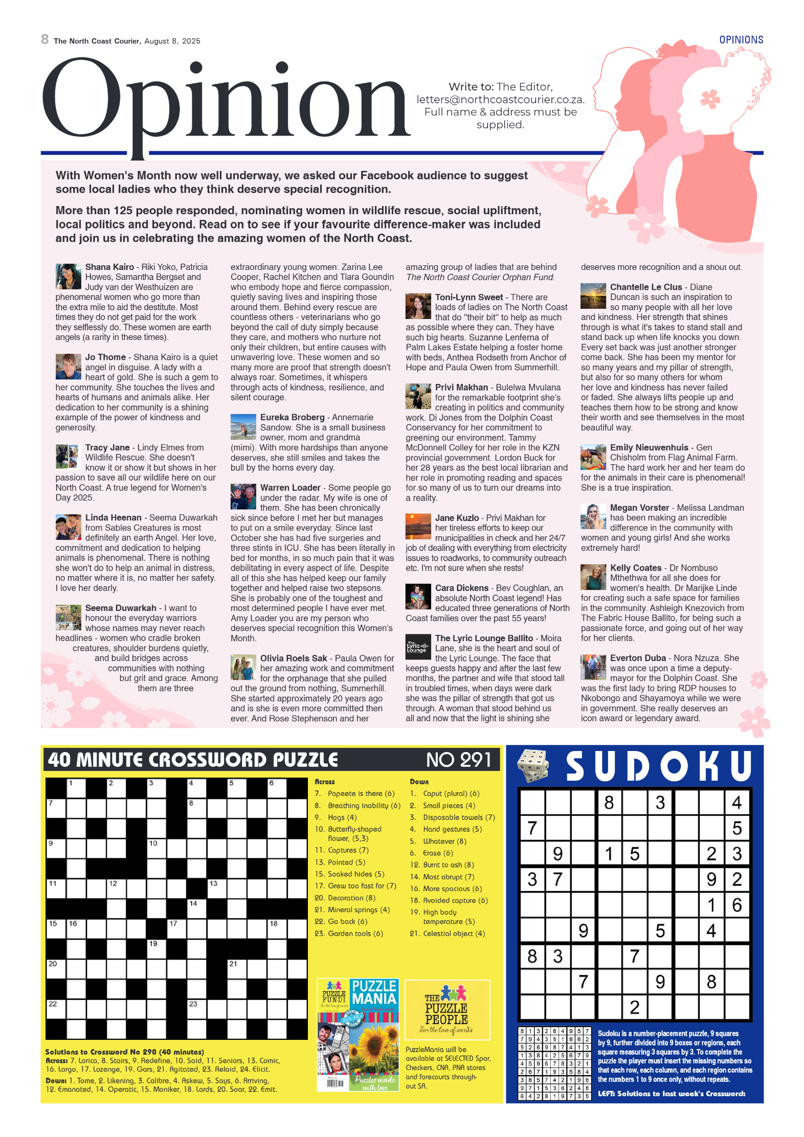 The North Coast Courier – 08 August 2025 page 8
