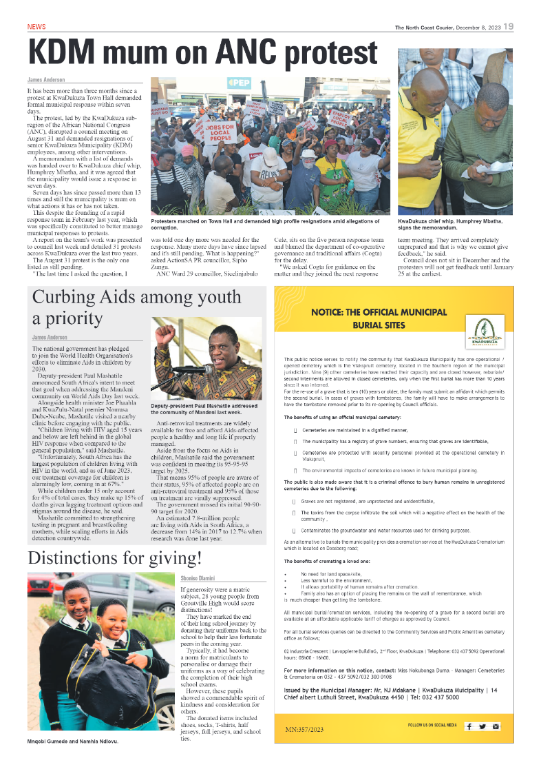 The North Coast Courier 08 December 2023 page 19