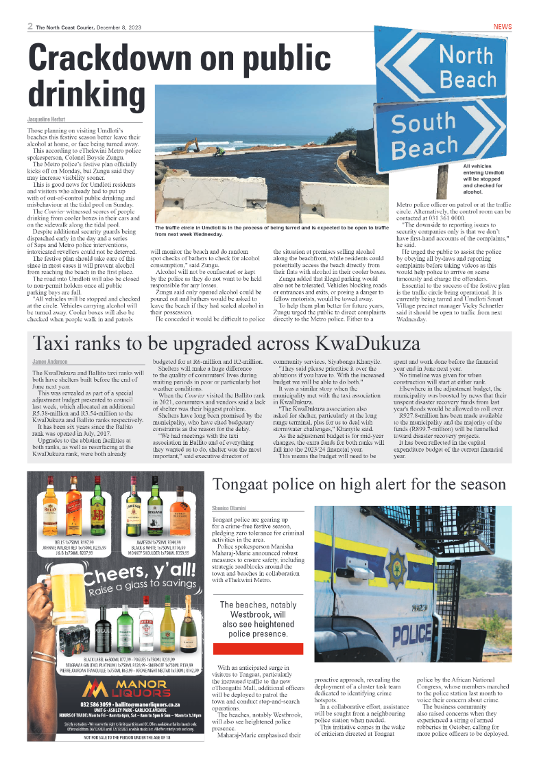 The North Coast Courier 08 December 2023 page 2