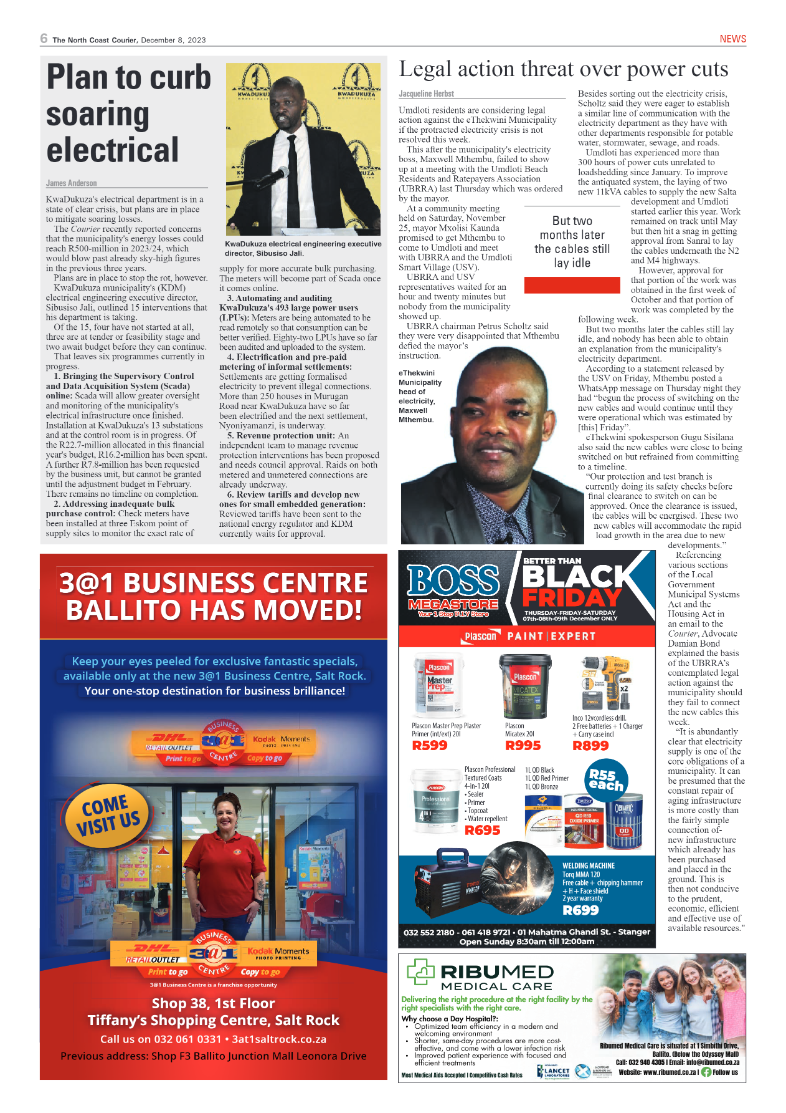 The North Coast Courier 08 December 2023 page 6