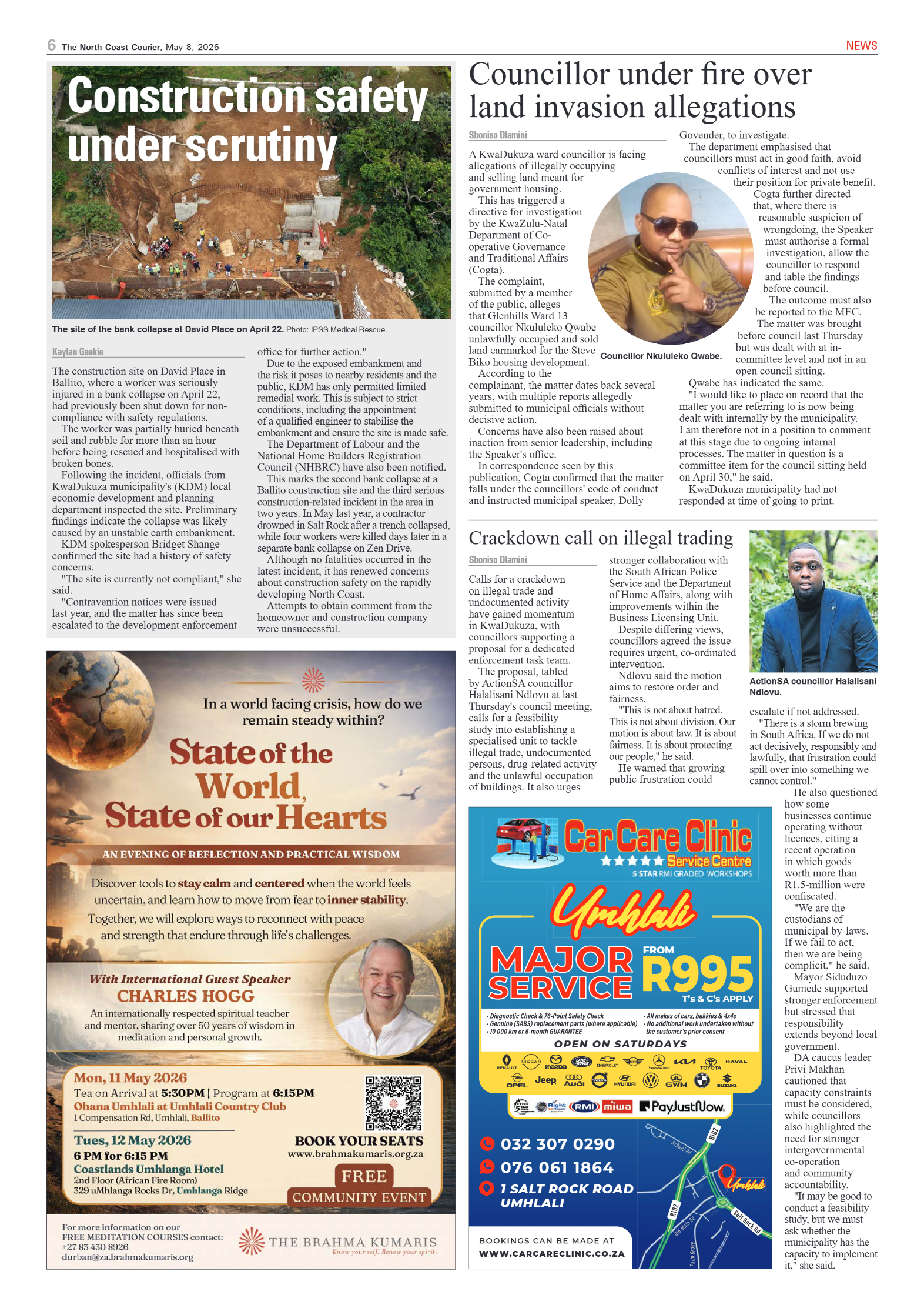 The North Coast Courier – 08 May 2026 page 6