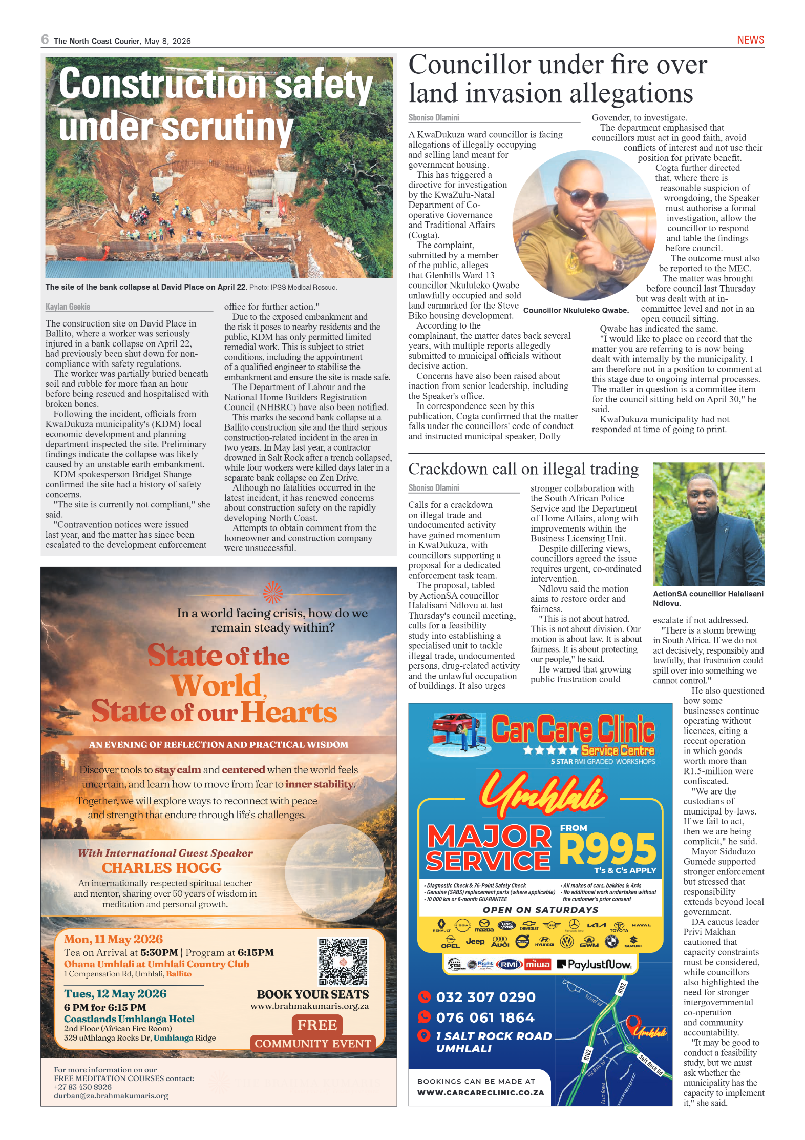 The North Coast Courier – 08 May 2026 page 6