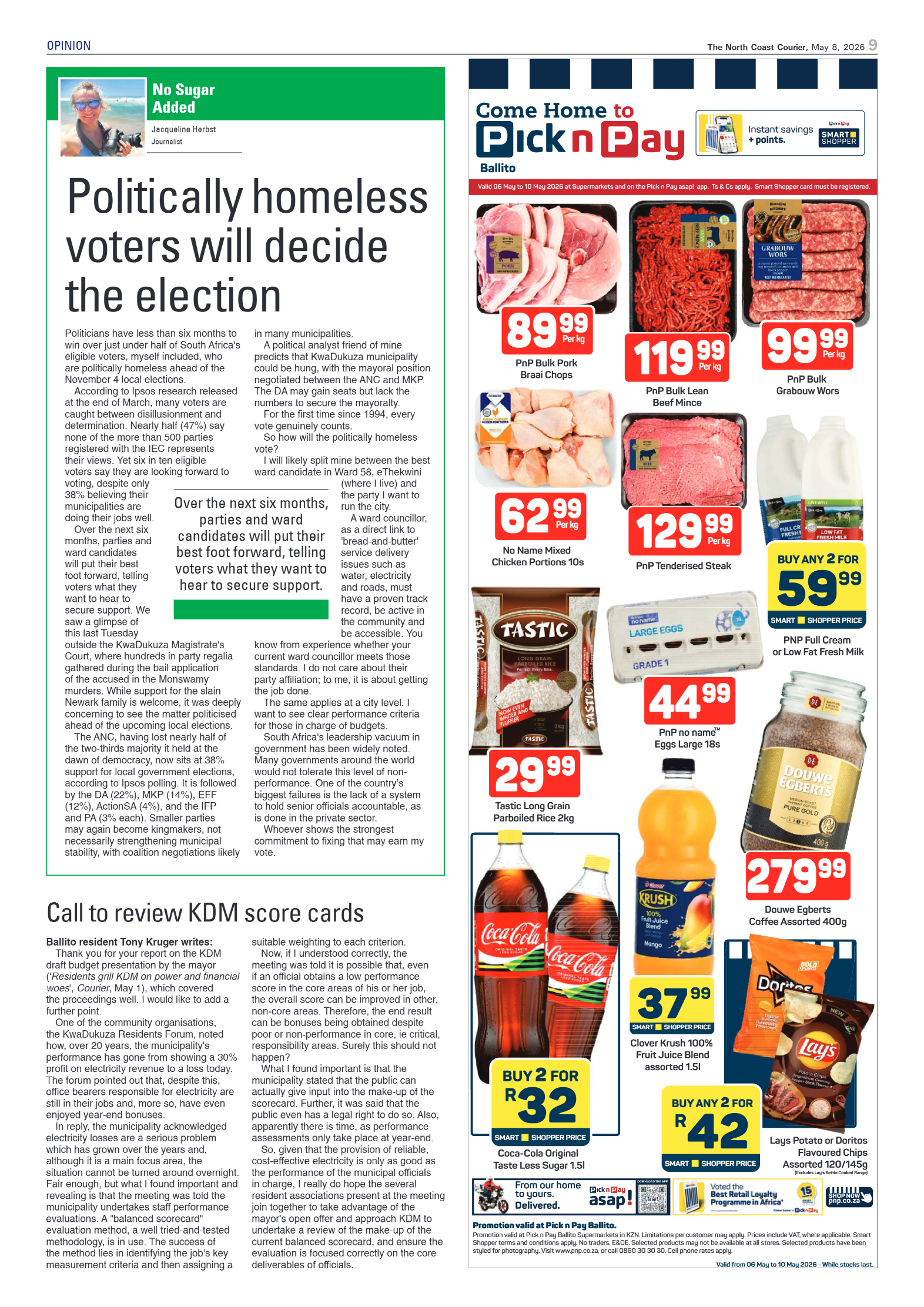 The North Coast Courier – 08 May 2026 page 9