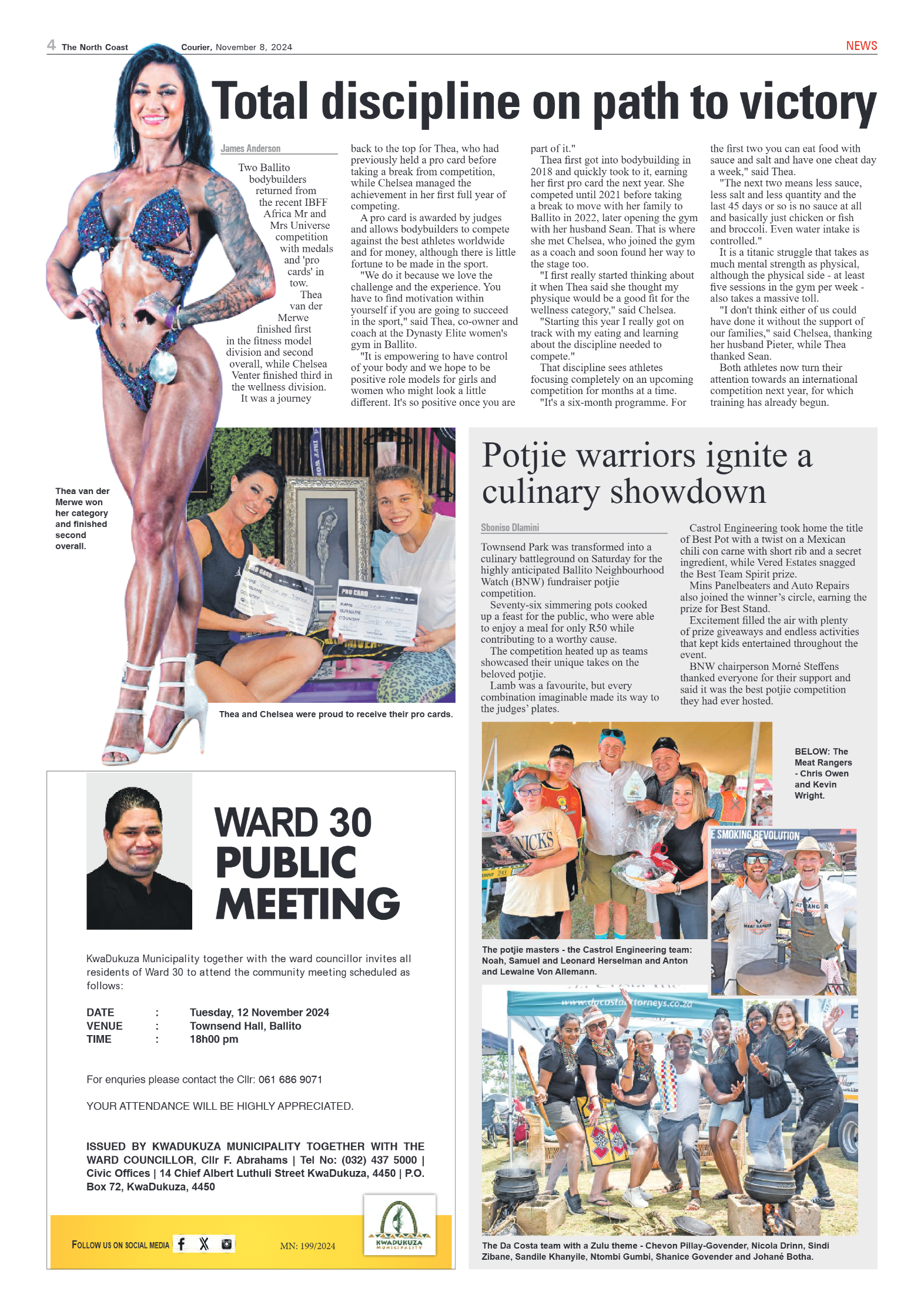The North Coast Courier – 08 November 2024 page 4