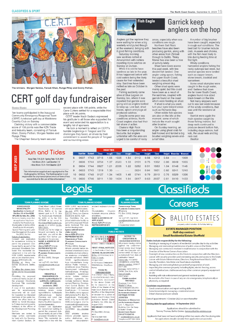The North Coast Courier 08 September 2023 page 15